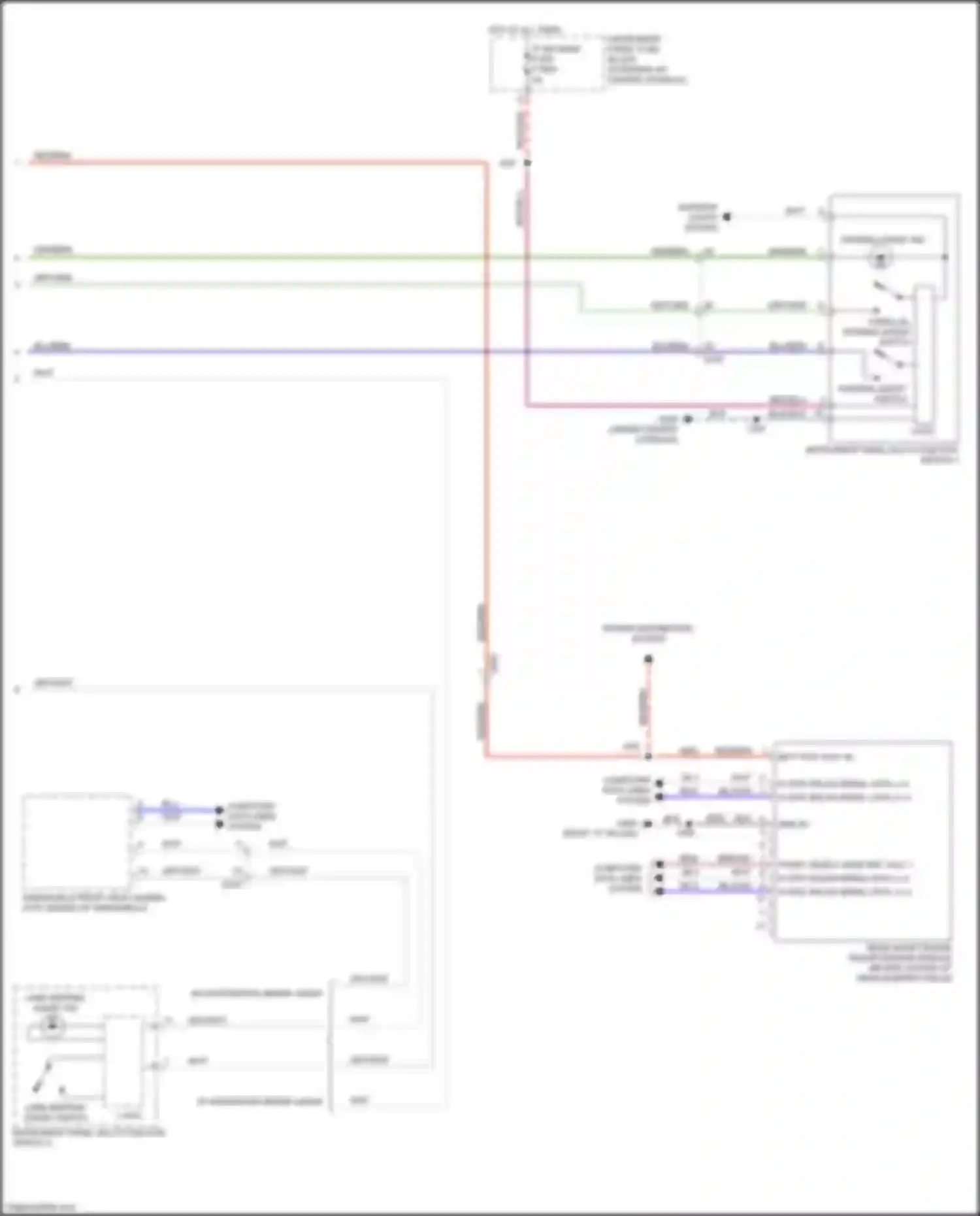 XT6 Cadillac I (2019-2024): Collision avoidance circuit (2 of 2)