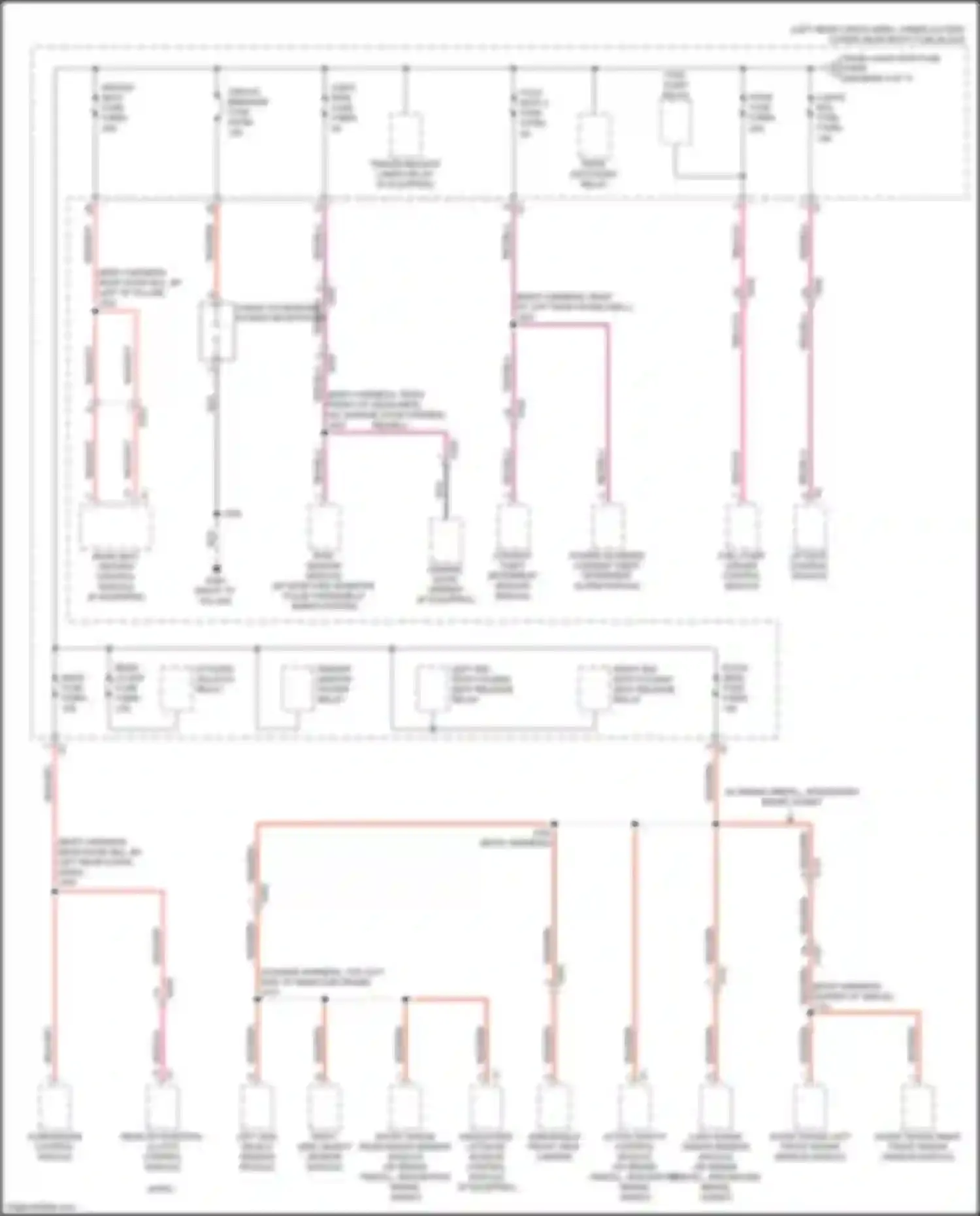 XT6 Cadillac I (2019-2024): Power distribution circuit (4 of 7)