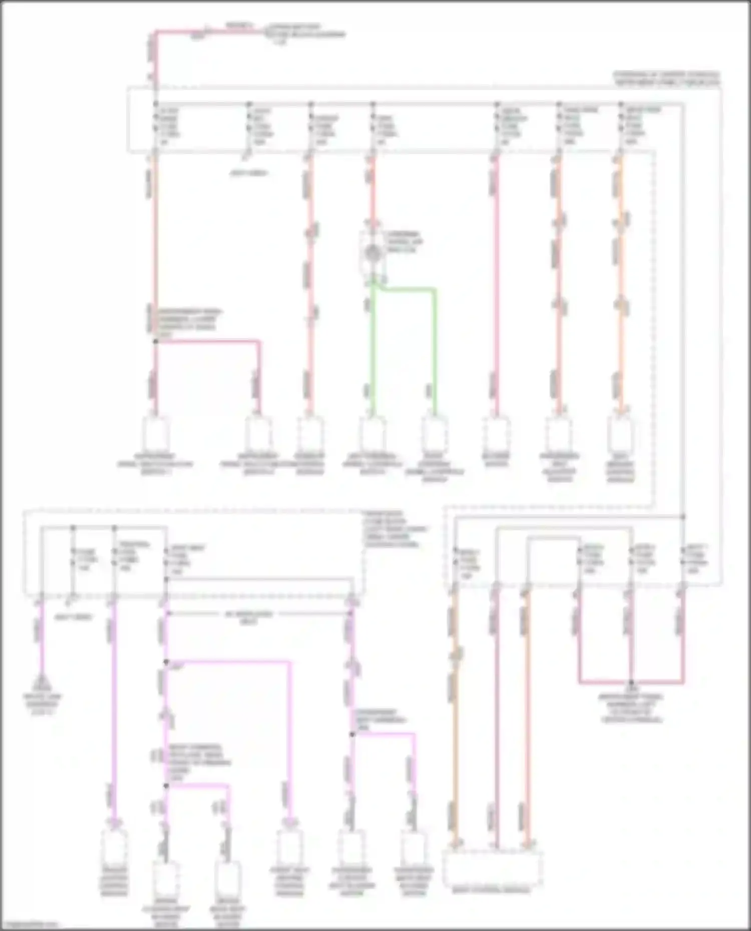 XT6 Cadillac I (2019-2024): Power distribution circuit (5 of 7)