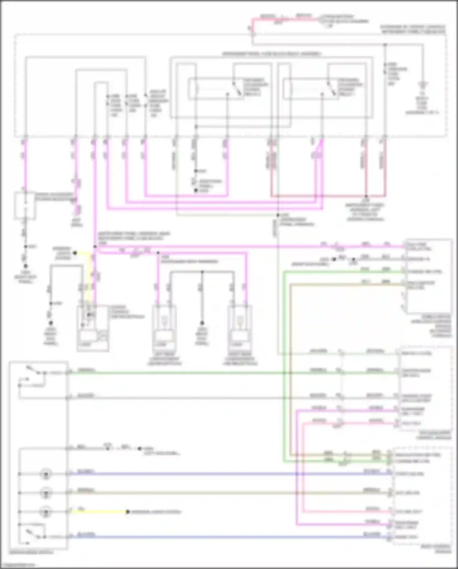 XT6 Cadillac I (2019-2024): Power distribution circuit (6 of 7)