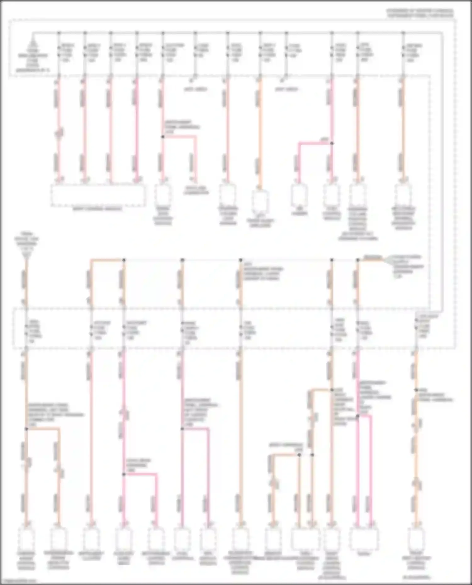 XT6 Cadillac I (2019-2024): Power distribution circuit (7 of 7)