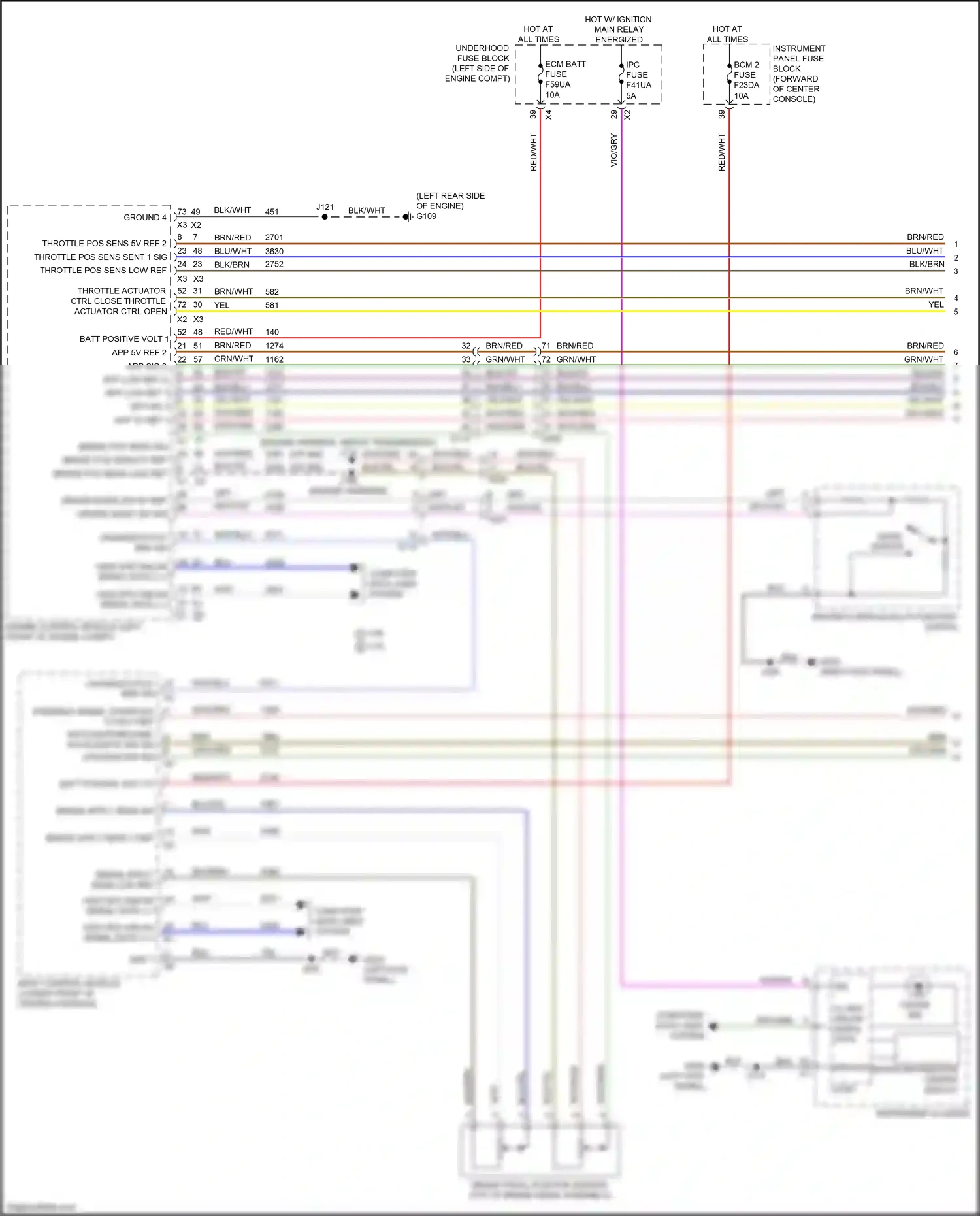 Cadillac XT6 I (2019-2024) center console multi-function switch wiring diagram  (4 of 9)