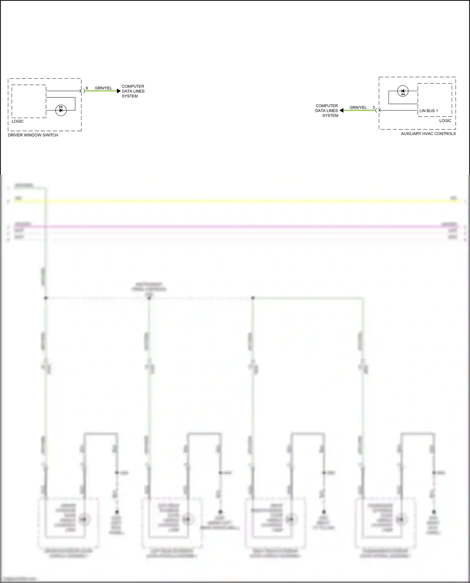Cadillac XT6 I (2019-2024) computer data lines system wiring diagram  (48 of 106)