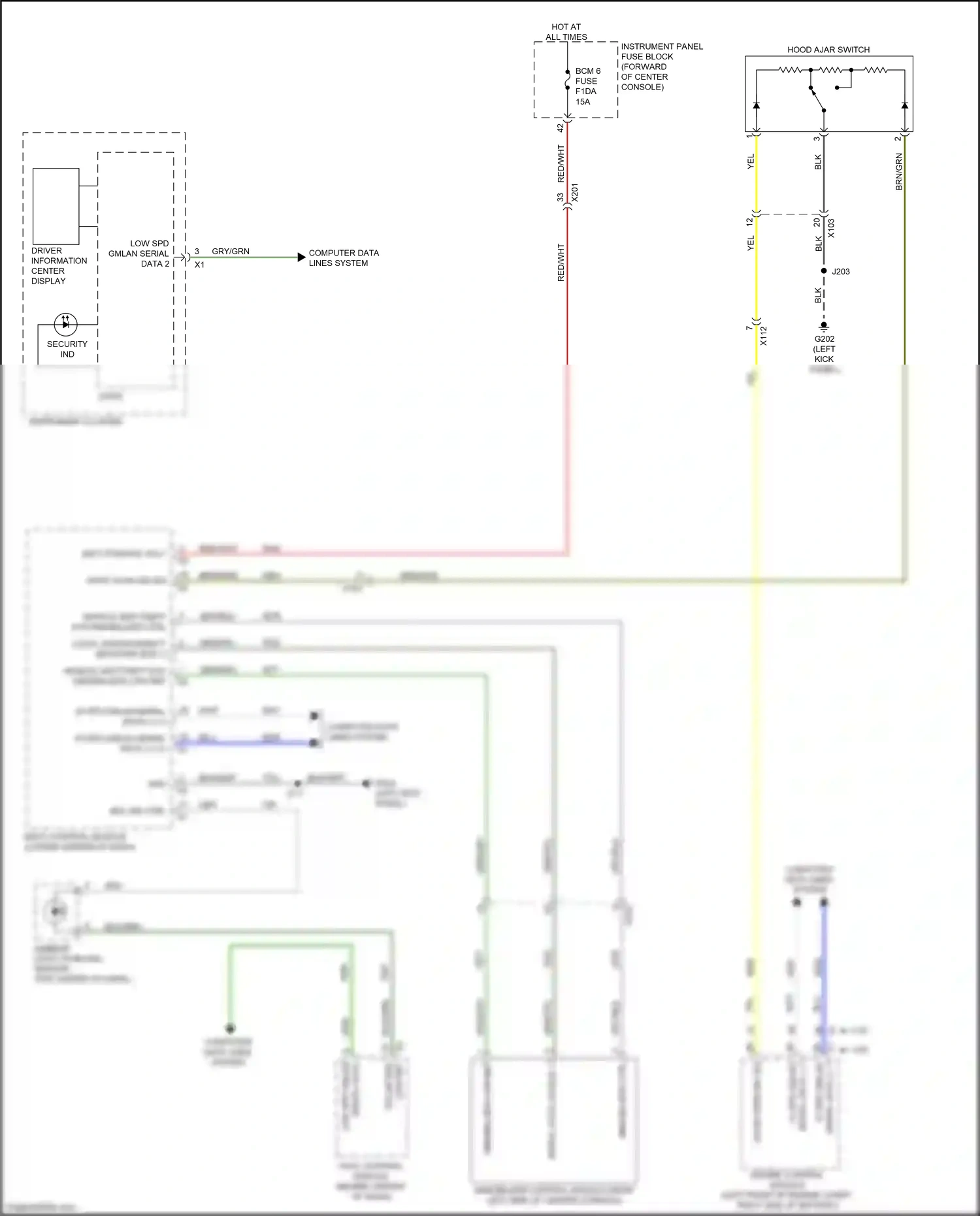 Cadillac XT6 I (2019-2024) computer data lines system wiring diagram  (59 of 106)