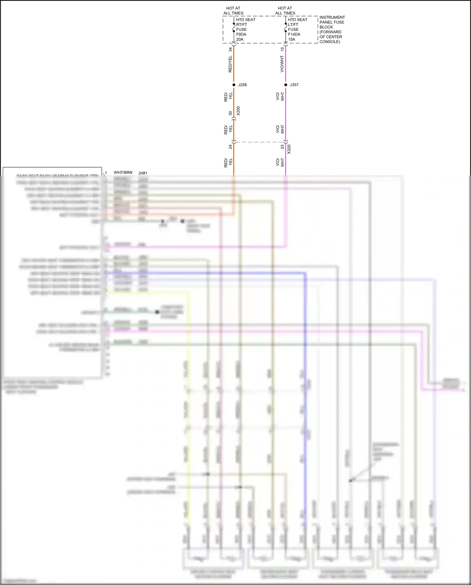 Cadillac XT6 I (2019-2024) computer data lines system wiring diagram  (13 of 106)