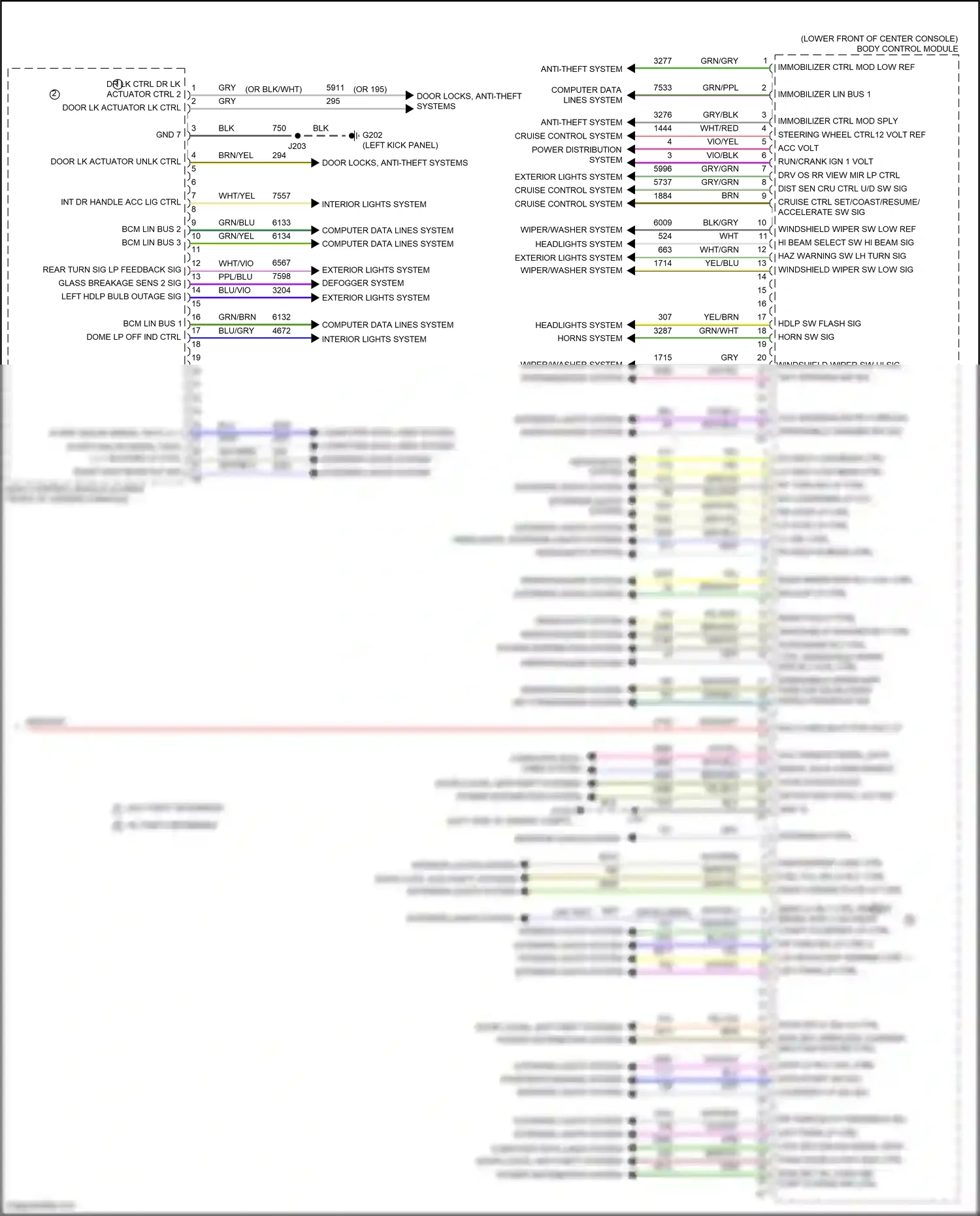 Cadillac XT6 I (2019-2024) computer data lines system wiring diagram  (84 of 106)
