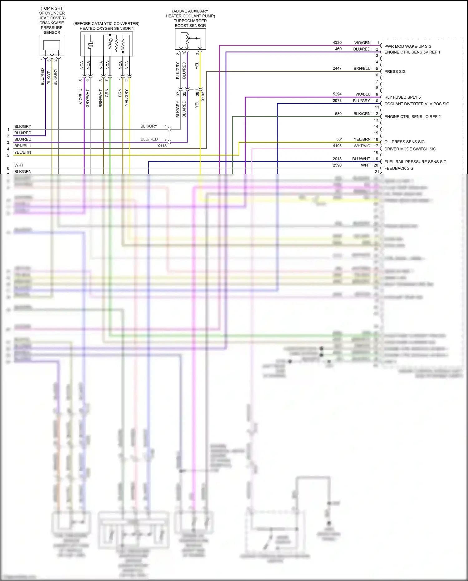 Cadillac XT6 I (2019-2024) engine ctrl module lin bus 2 wiring diagram  (1 of 1)