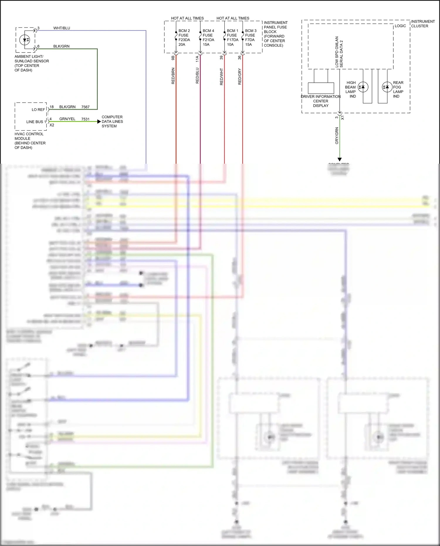 Cadillac XT6 I (2019-2024) serial data 2 wiring diagram  (9 of 9)