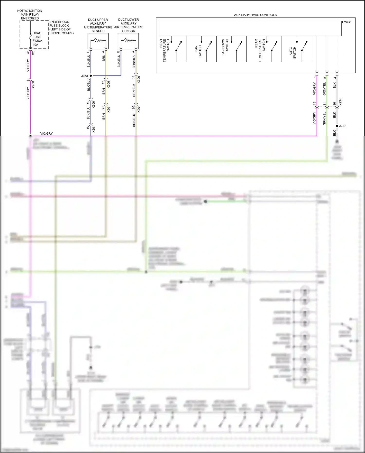 Cadillac XT6 I (2019-2024) sync switch wiring diagram  (1 of 1)