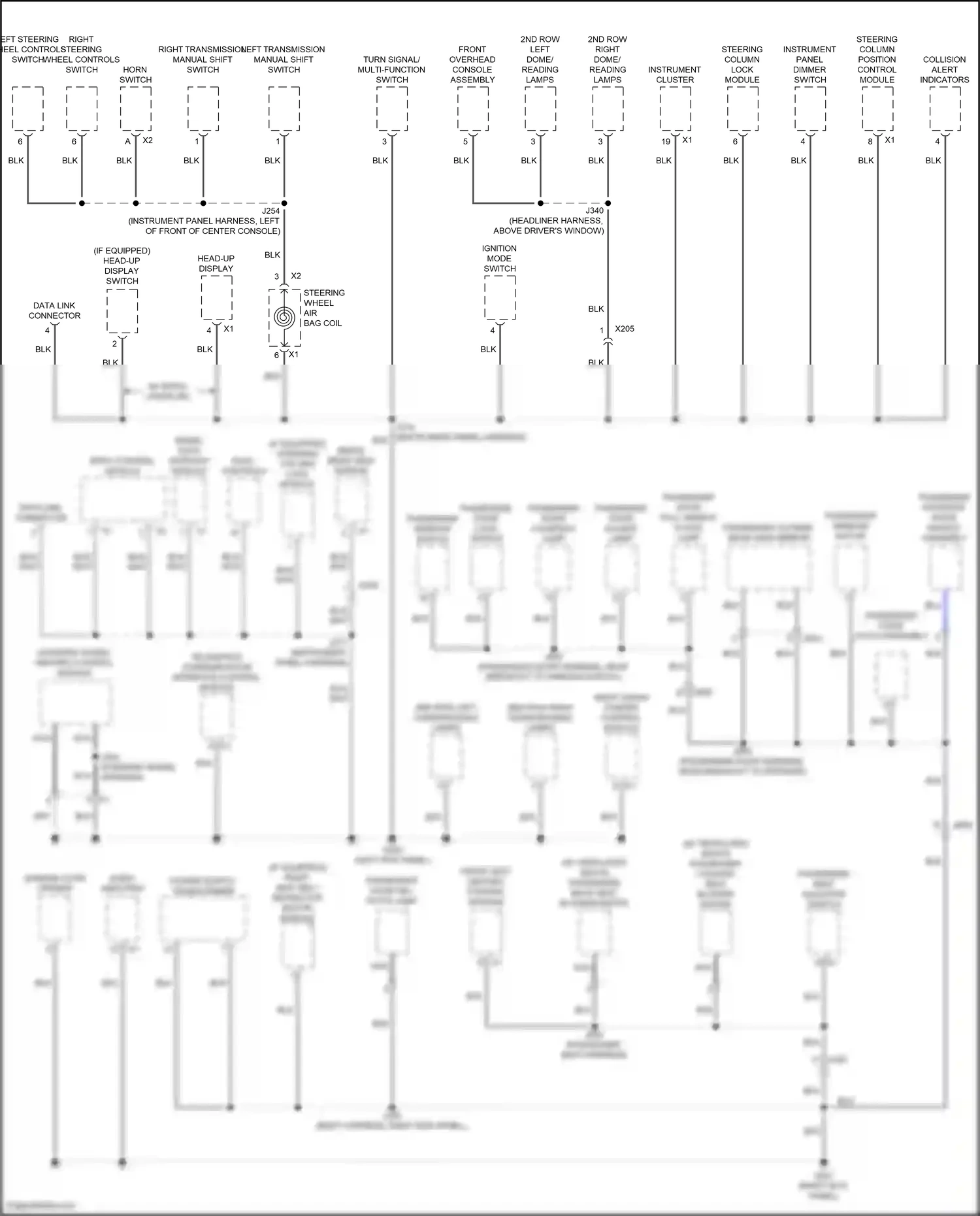 Cadillac XT6 I (2019-2024) telematics communication interface control module wiring diagram  (2 of 7)