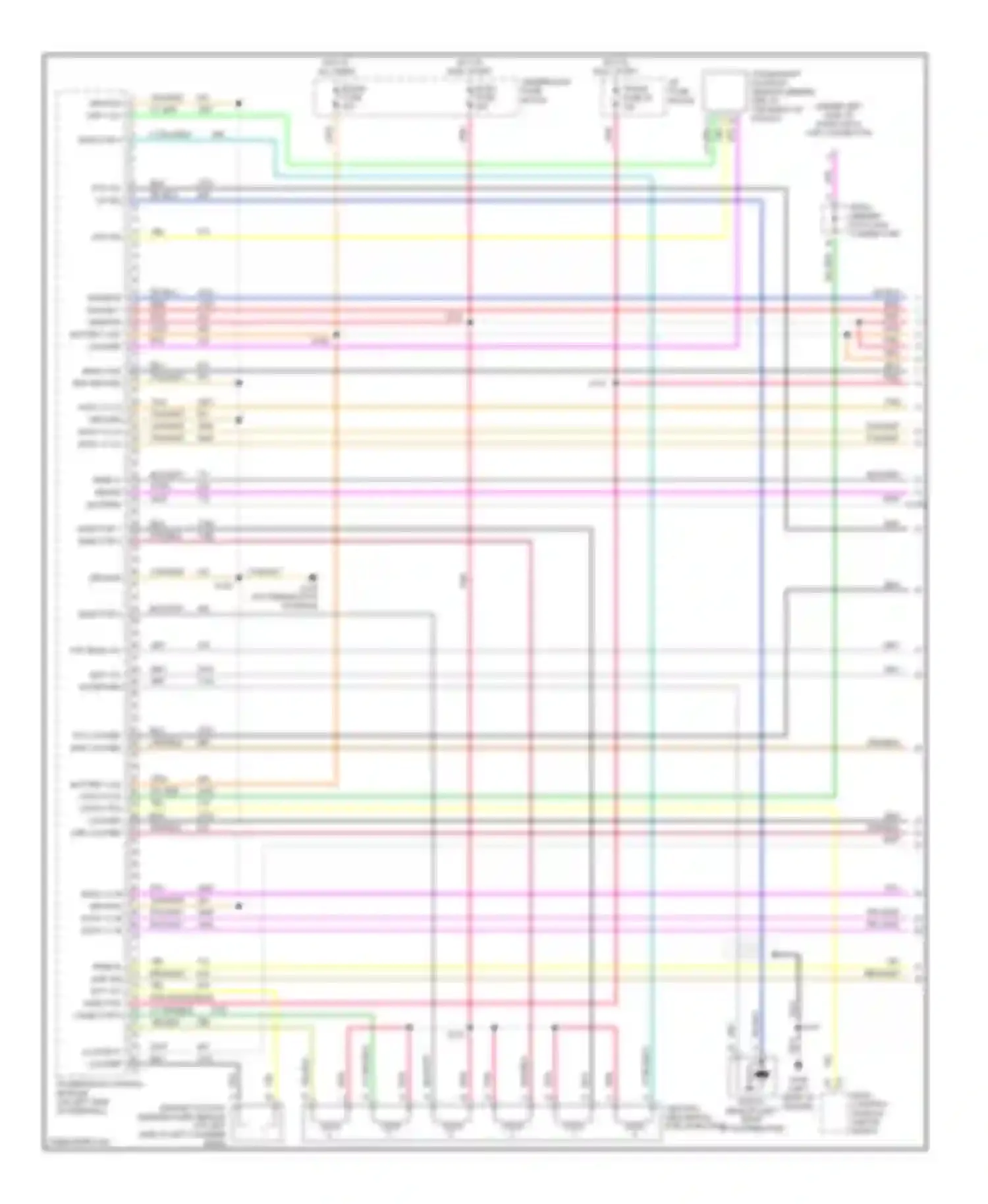 Astro Chevrolet I (1985-2005): Wiring diagram engine performance 4.3l vin x (1 of 4)