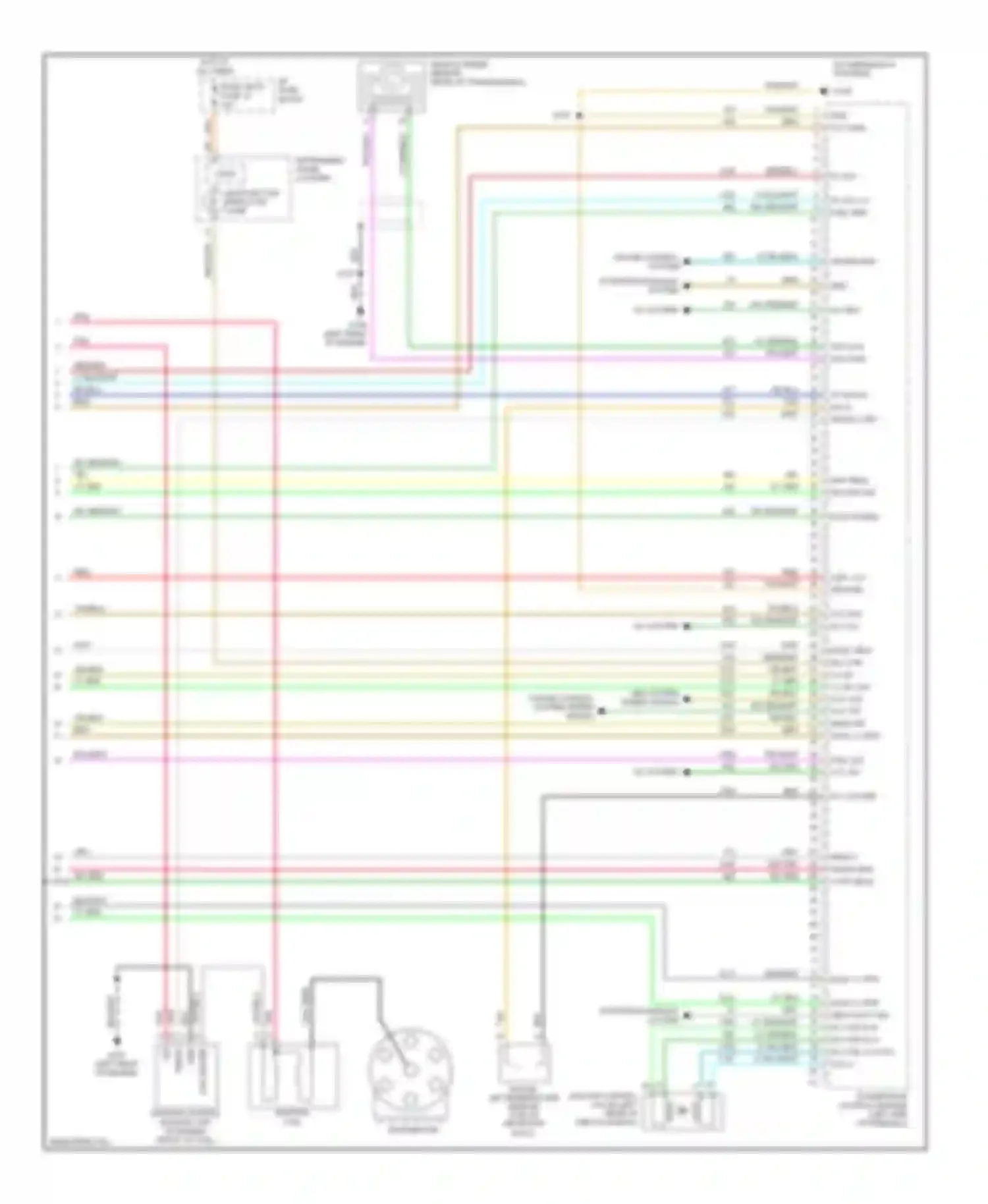 Astro Chevrolet I (1985-2005): Wiring diagram engine performance 4.3l vin x (4 of 4)
