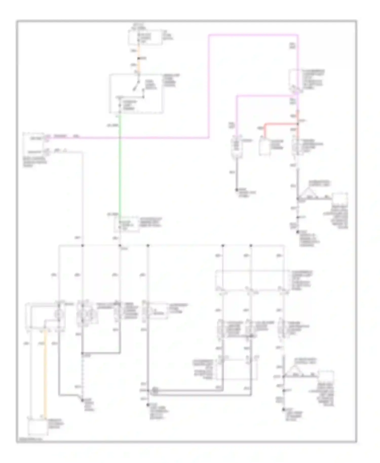 Astro Chevrolet I (1985-2005): Instrument illumination circuit