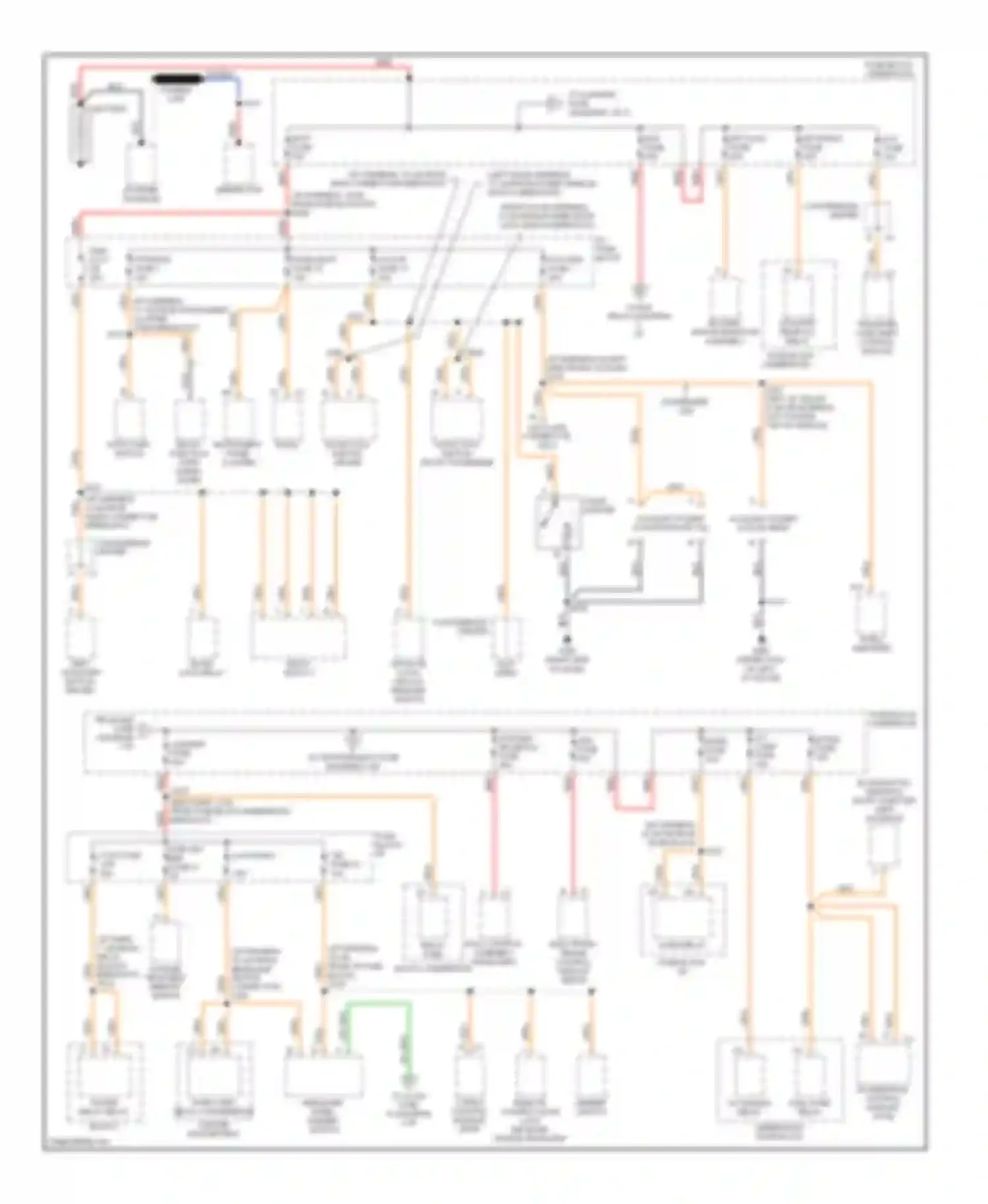 Astro Chevrolet I (1985-2005): Power distribution circuit (1 of 3)