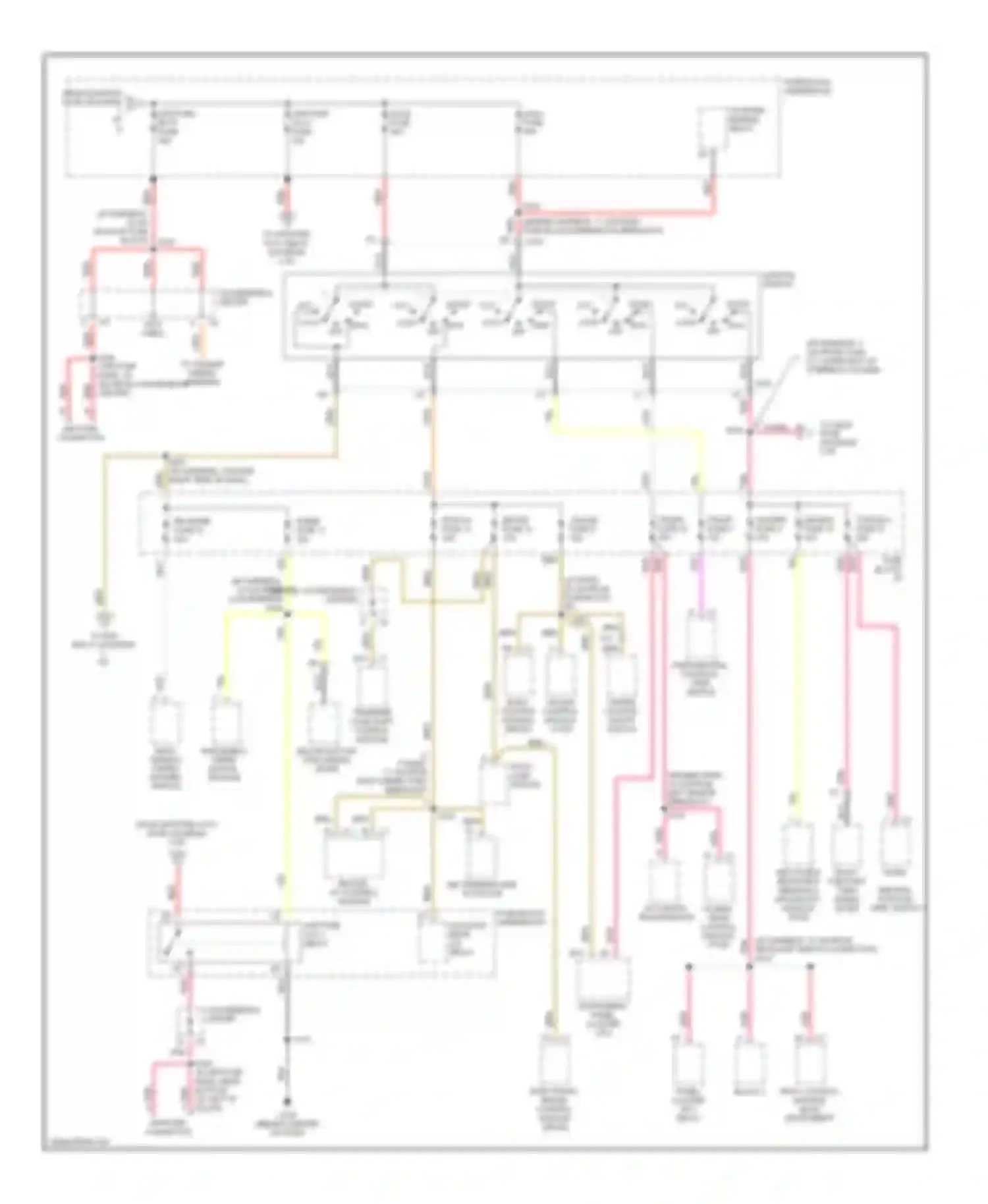Astro Chevrolet I (1985-2005): Power distribution circuit (2 of 3)