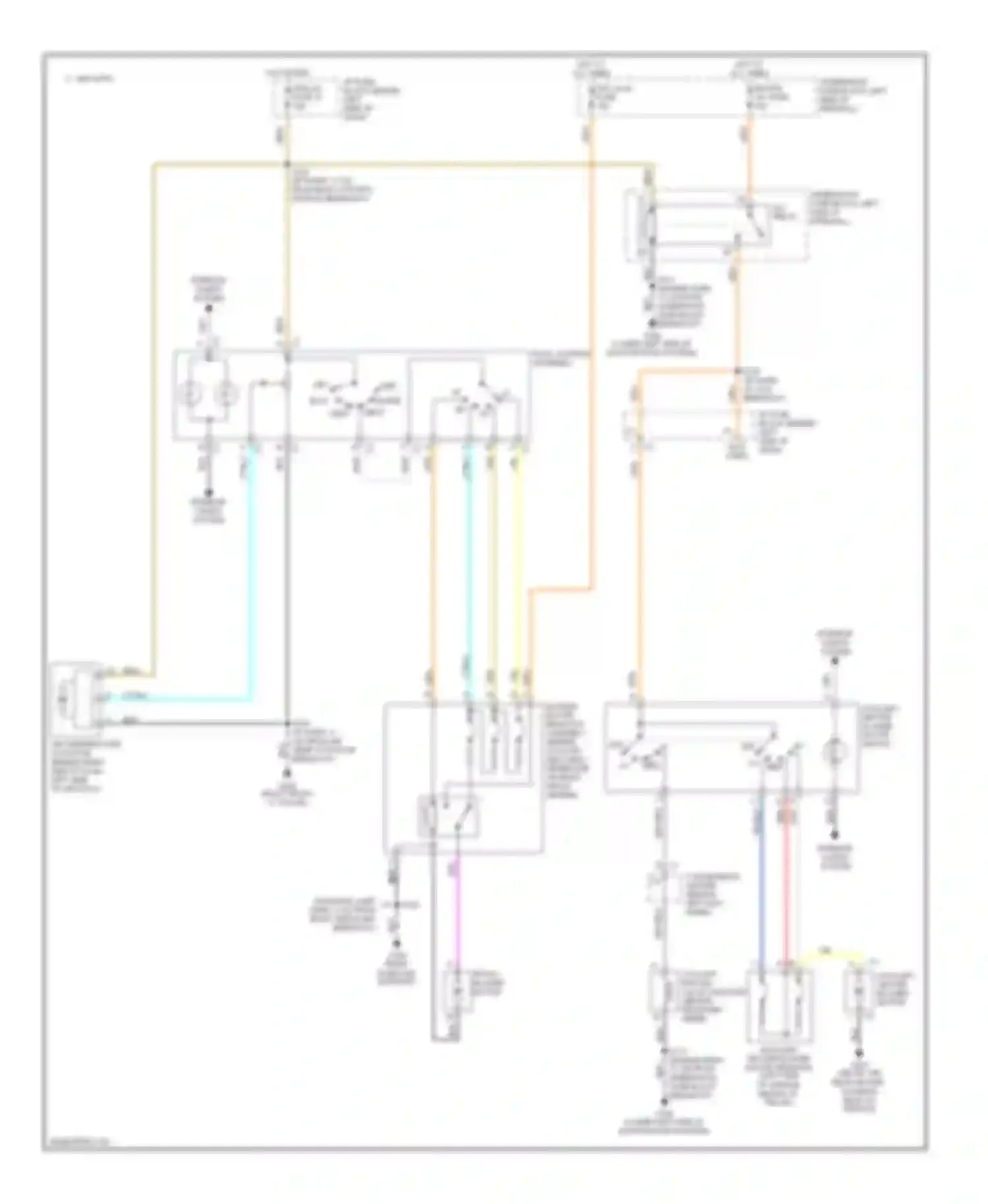 Wiring diagram breakout) for Chevrolet Astro I (1985-2005) (3 of 5)