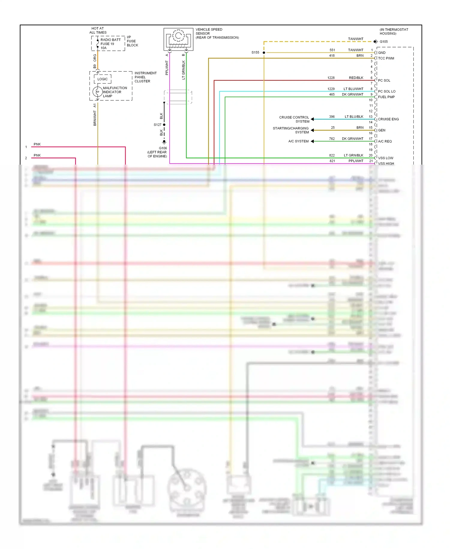 Chevrolet Astro I (1985-2005) iat low ref wiring diagram  (1 of 1)