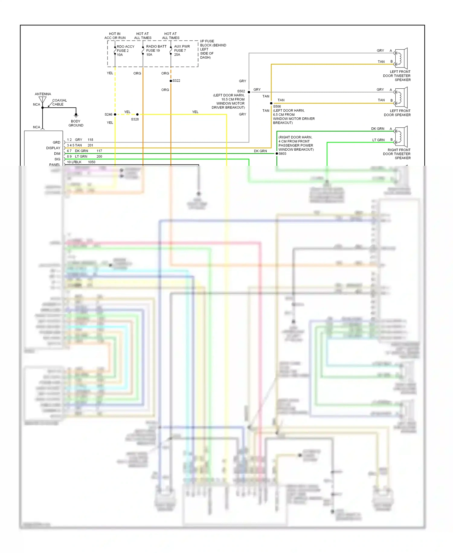 Chevrolet Astro I (1985-2005) nca wiring diagram  (16 of 20)