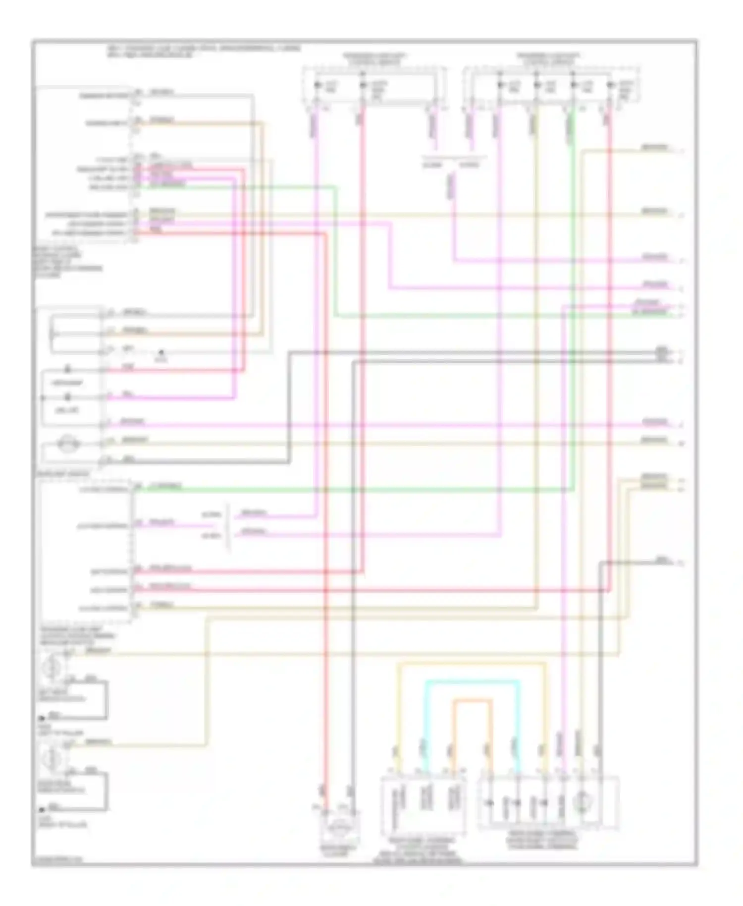 Wiring diagram 5 volt ref headlamp on ind ctrl drl off ind ctrl fog lamp rly ctrl pnk ppl for Chevrolet Avalanche I (2001-2006) (1 of 1)