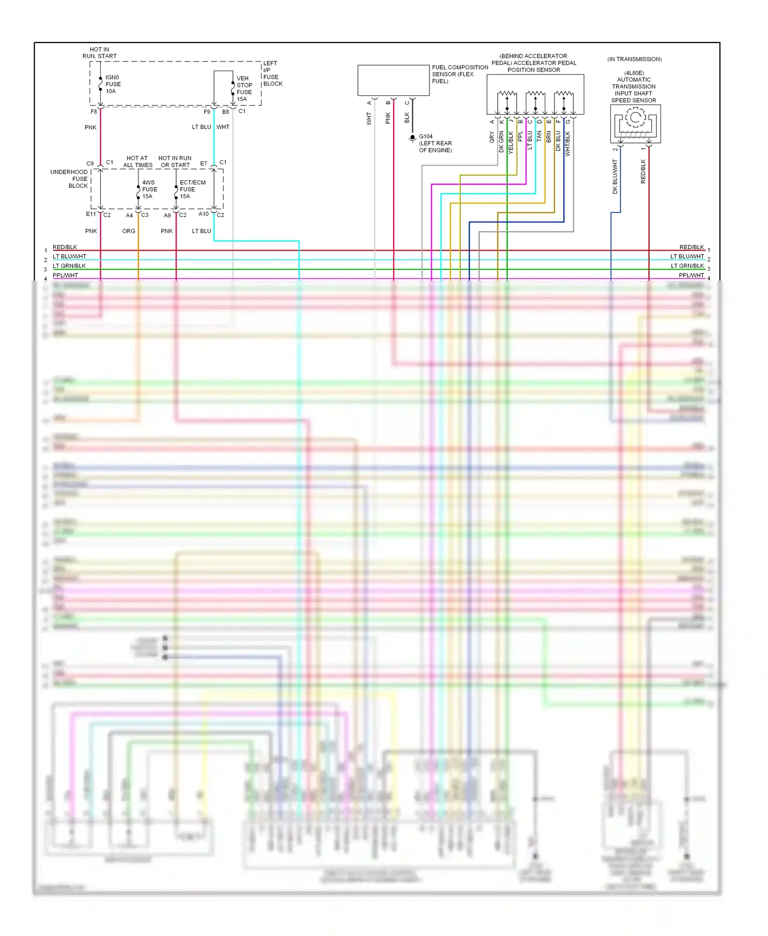 Chevrolet Avalanche I (2001-2006) data wiring diagram  (2 of 3)