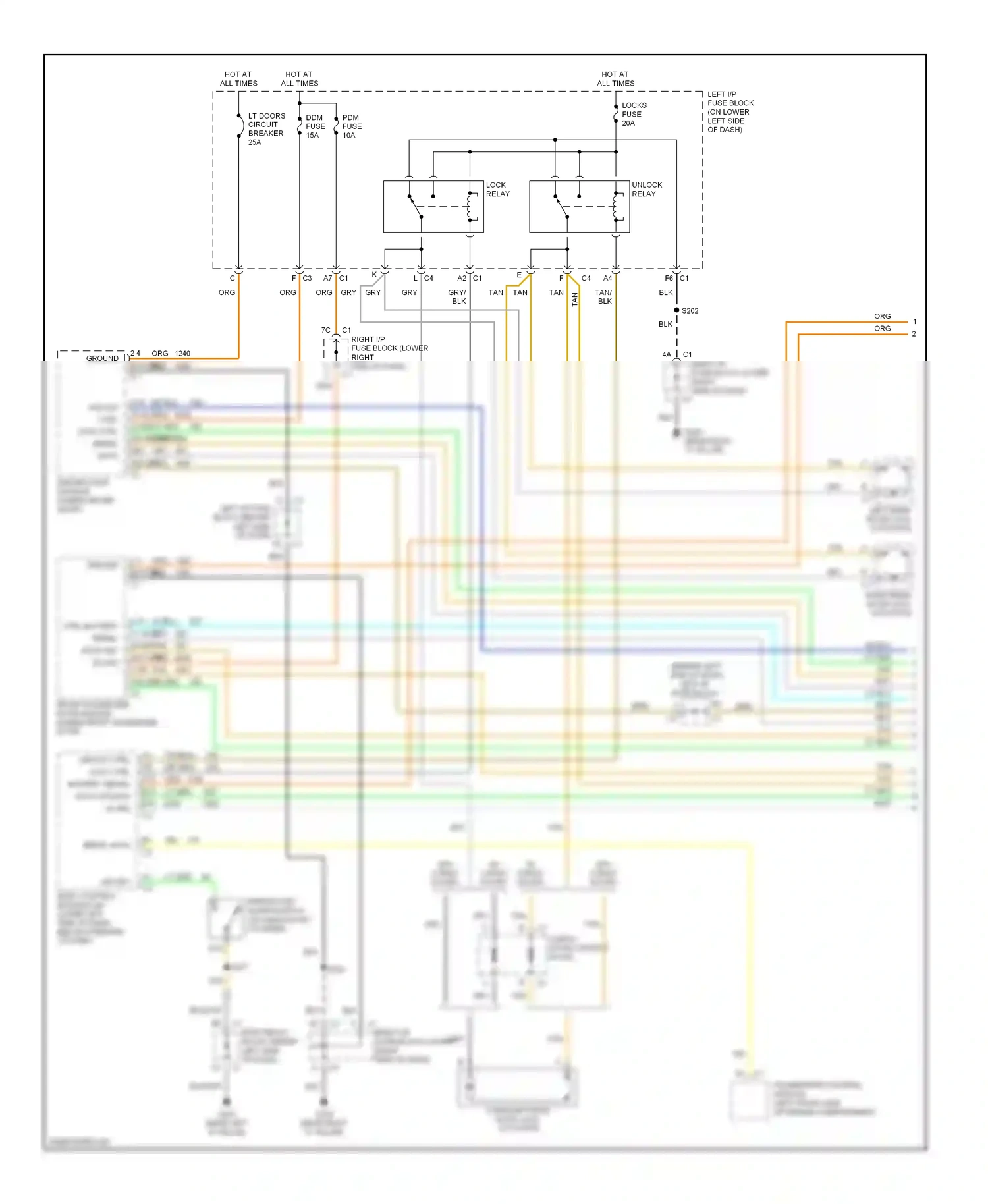 Chevrolet Avalanche I (2001-2006) dk blu wiring diagram  (39 of 67)