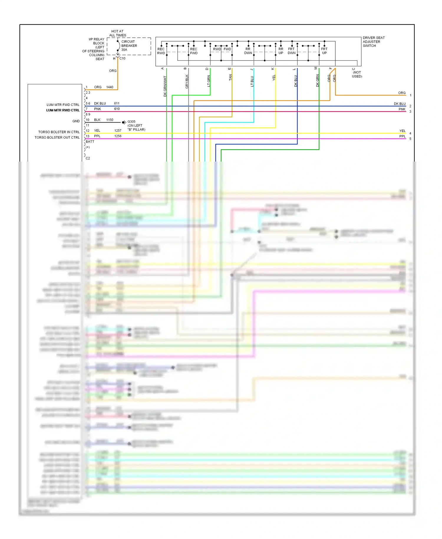 Chevrolet Avalanche I (2001-2006) dk blu wiring diagram  (35 of 67)