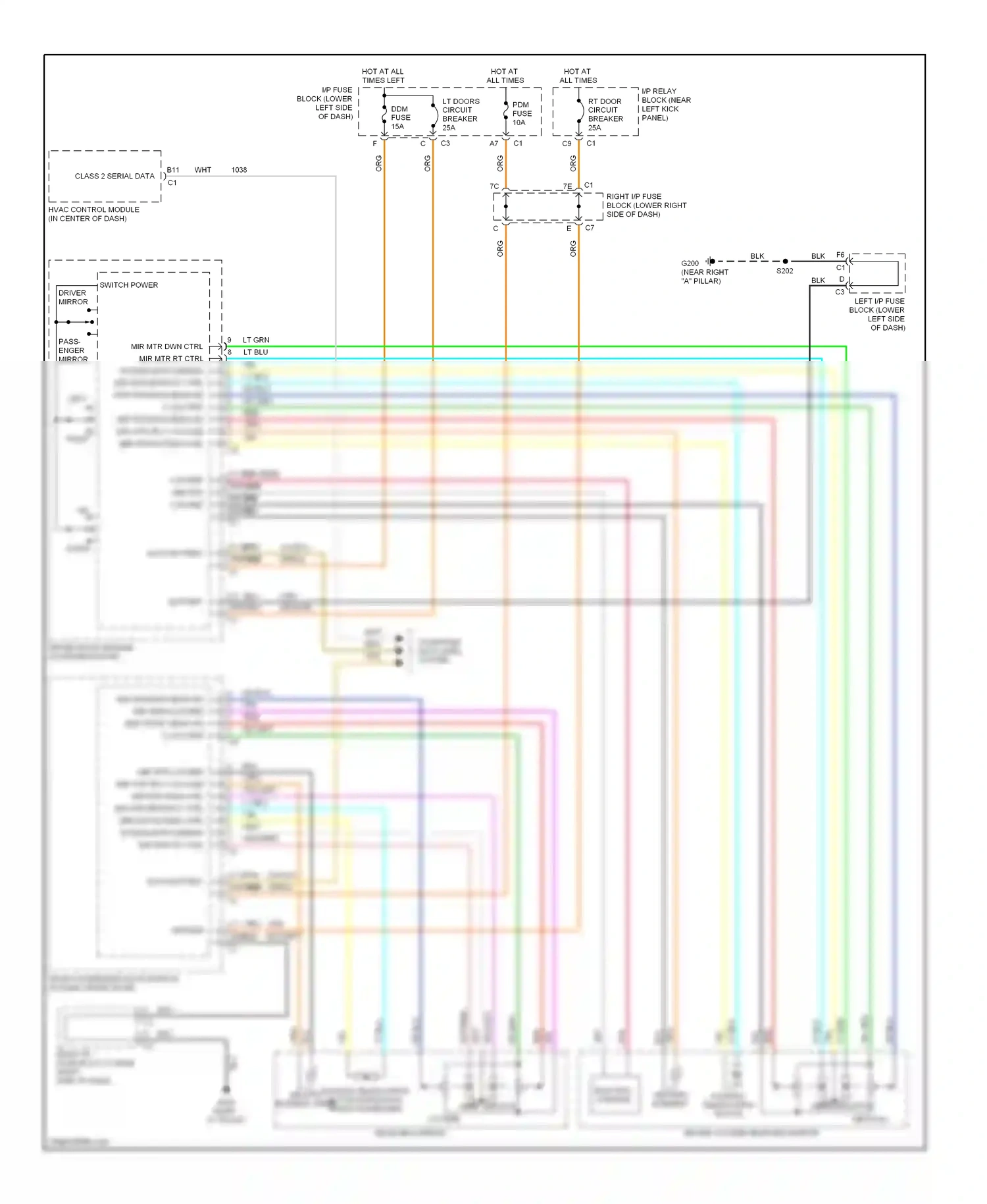 Chevrolet Avalanche I (2001-2006) dk blu wiring diagram  (49 of 67)