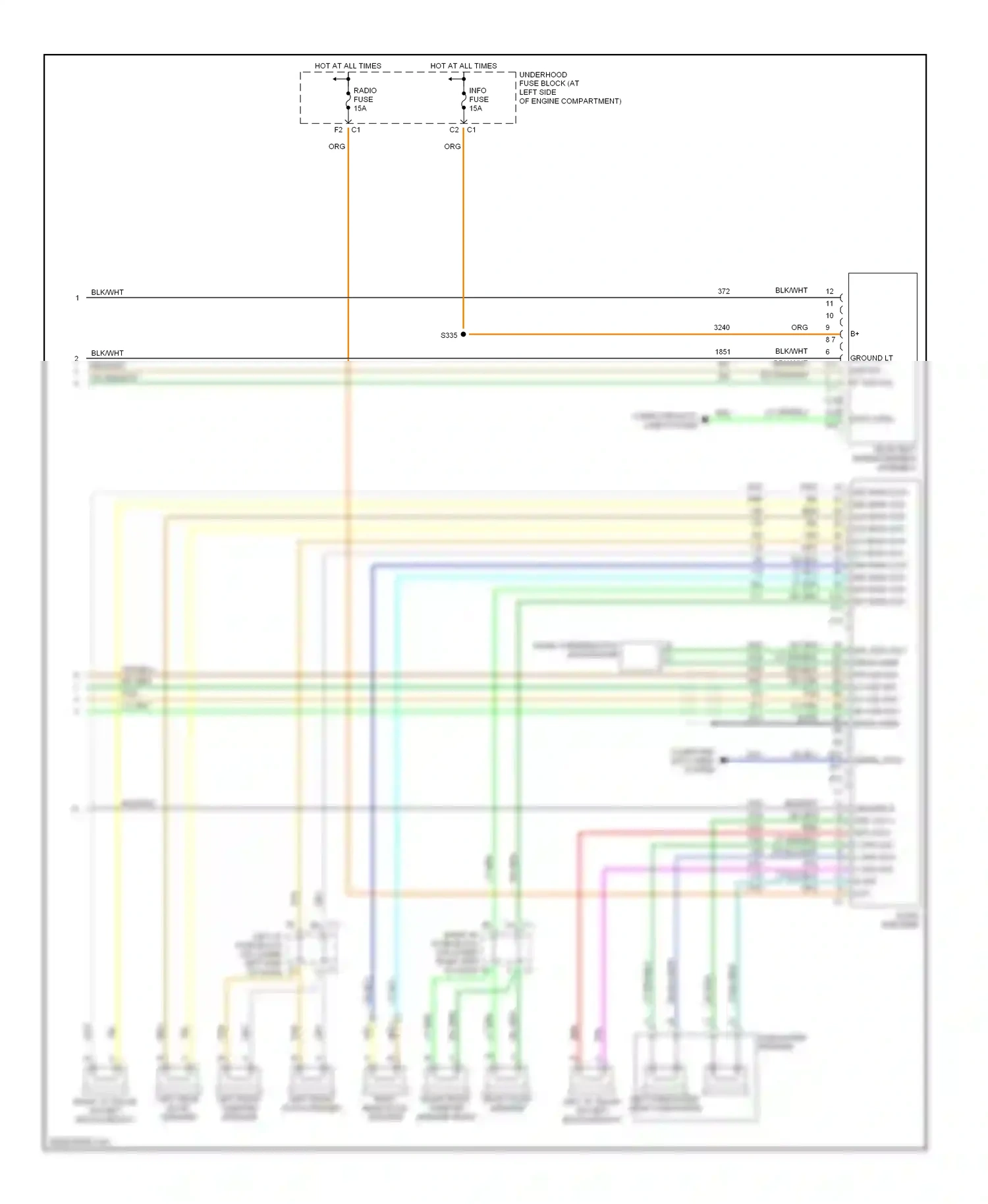 Chevrolet Avalanche I (2001-2006) dk blu wiring diagram  (60 of 67)