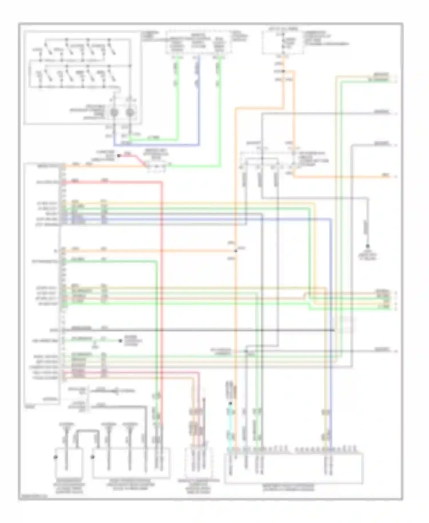 Wiring diagram engine controls system for Chevrolet Avalanche I (2001-2006) (5 of 6)