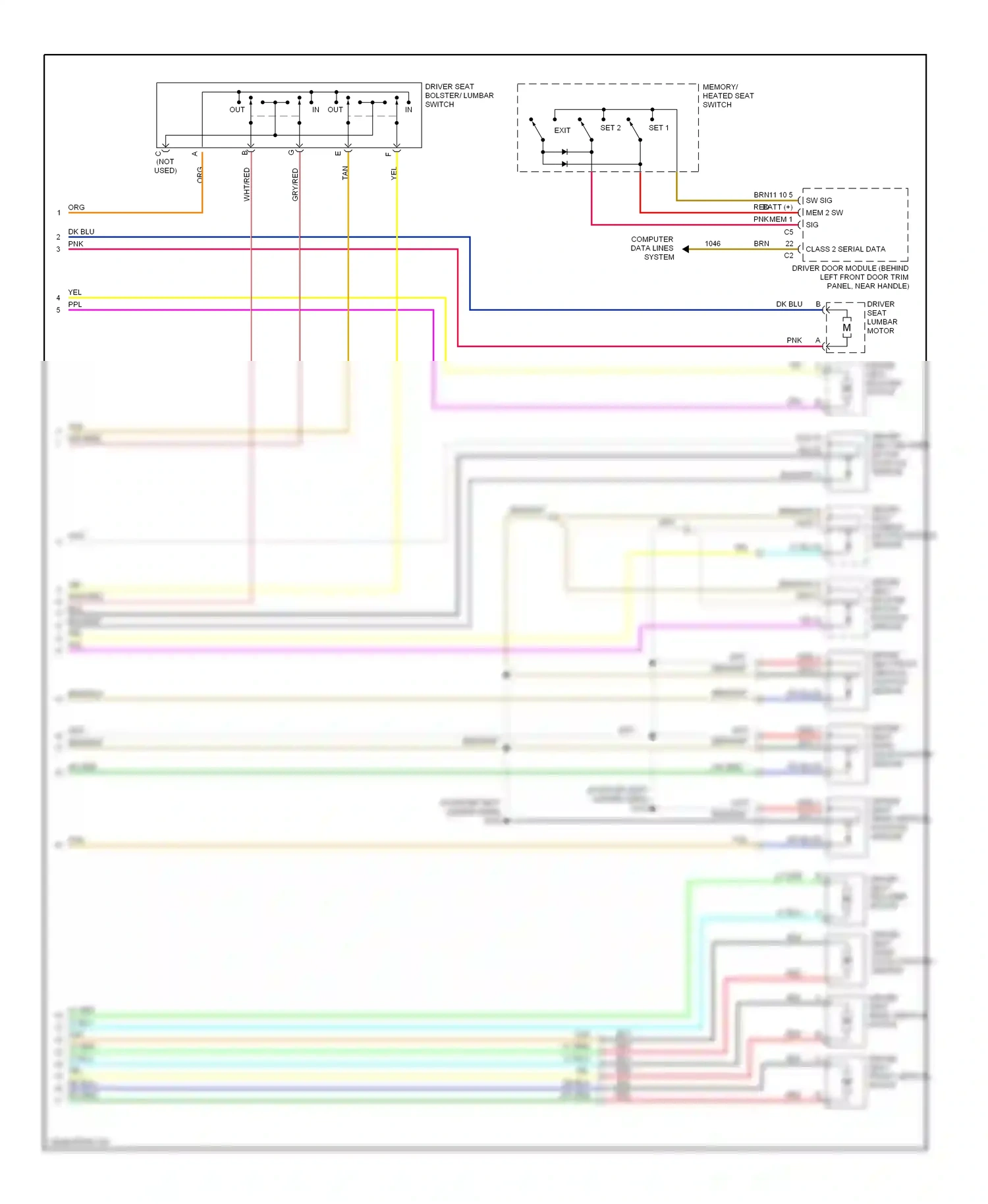 Chevrolet Avalanche I (2001-2006) exit wiring diagram  (3 of 3)