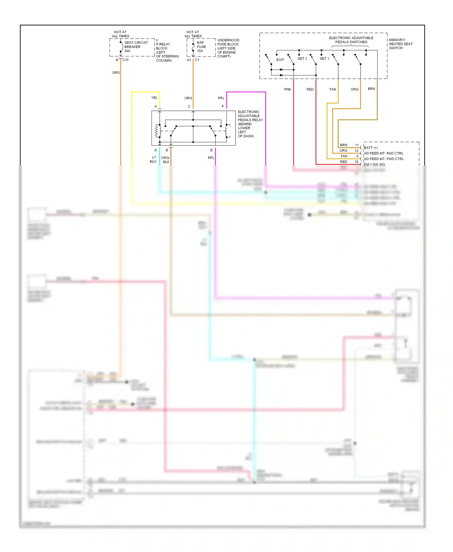 Chevrolet Avalanche I (2001-2006) exit wiring diagram  (1 of 3)
