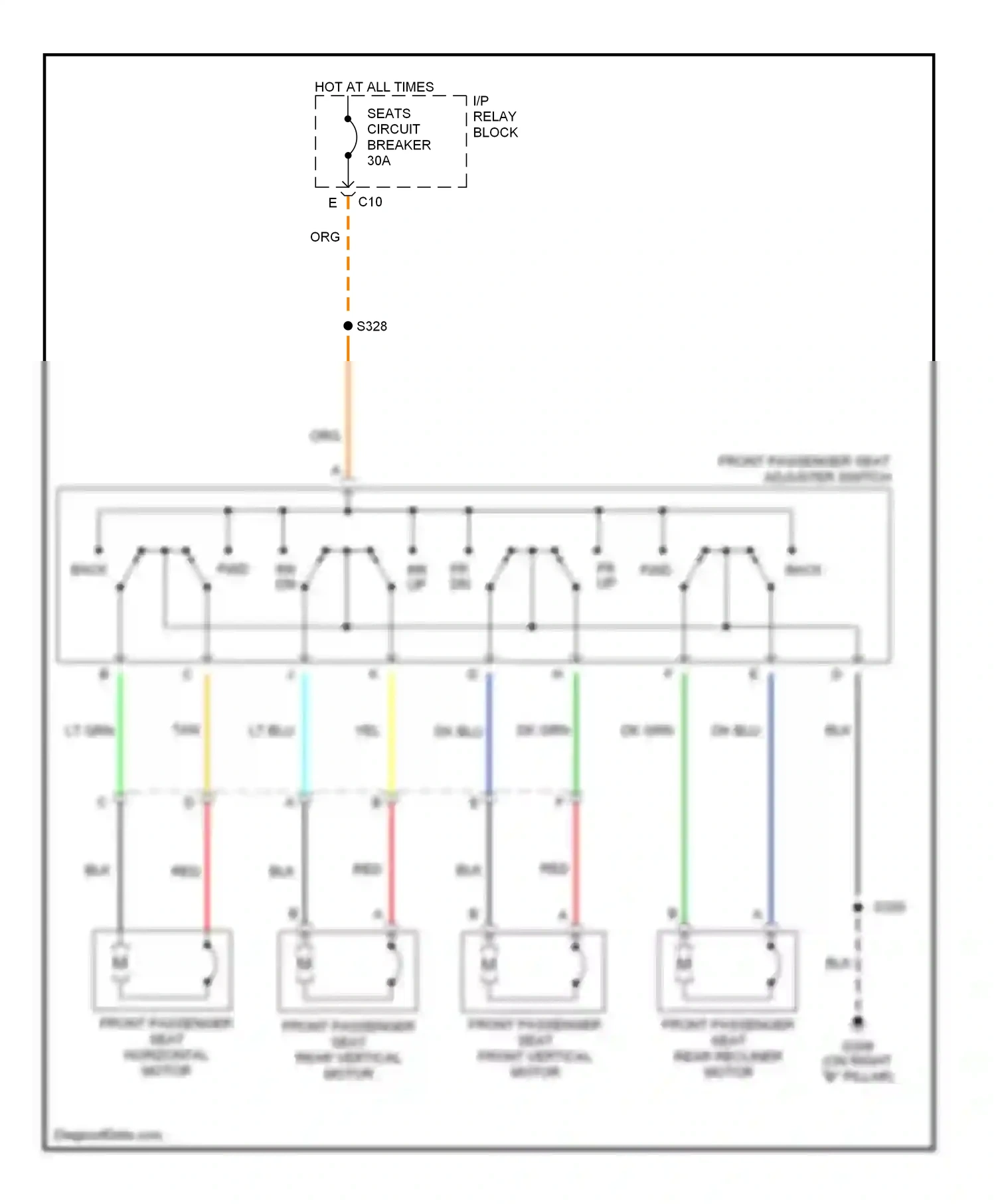 Wiring diagram fr dn for Chevrolet Avalanche I (2001-2006) (1 of 1)
