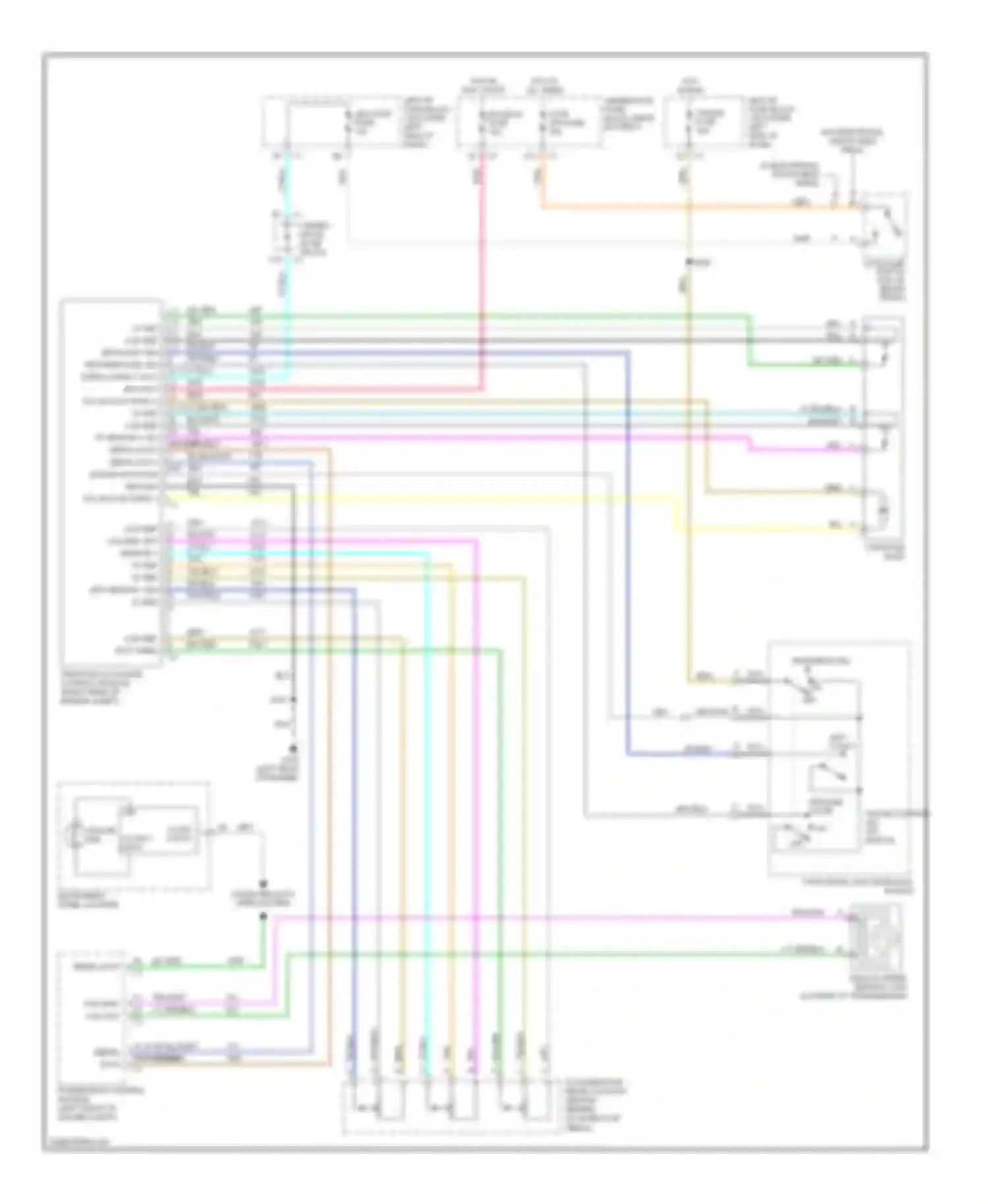 Wiring diagram hot in run for Chevrolet Avalanche I (2001-2006) (3 of 4)