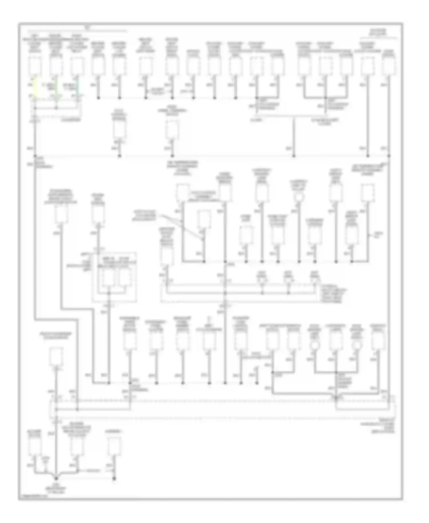 Wiring diagram left rear heated/ cooled seat switch for Chevrolet Avalanche I (2001-2006) (1 of 1)