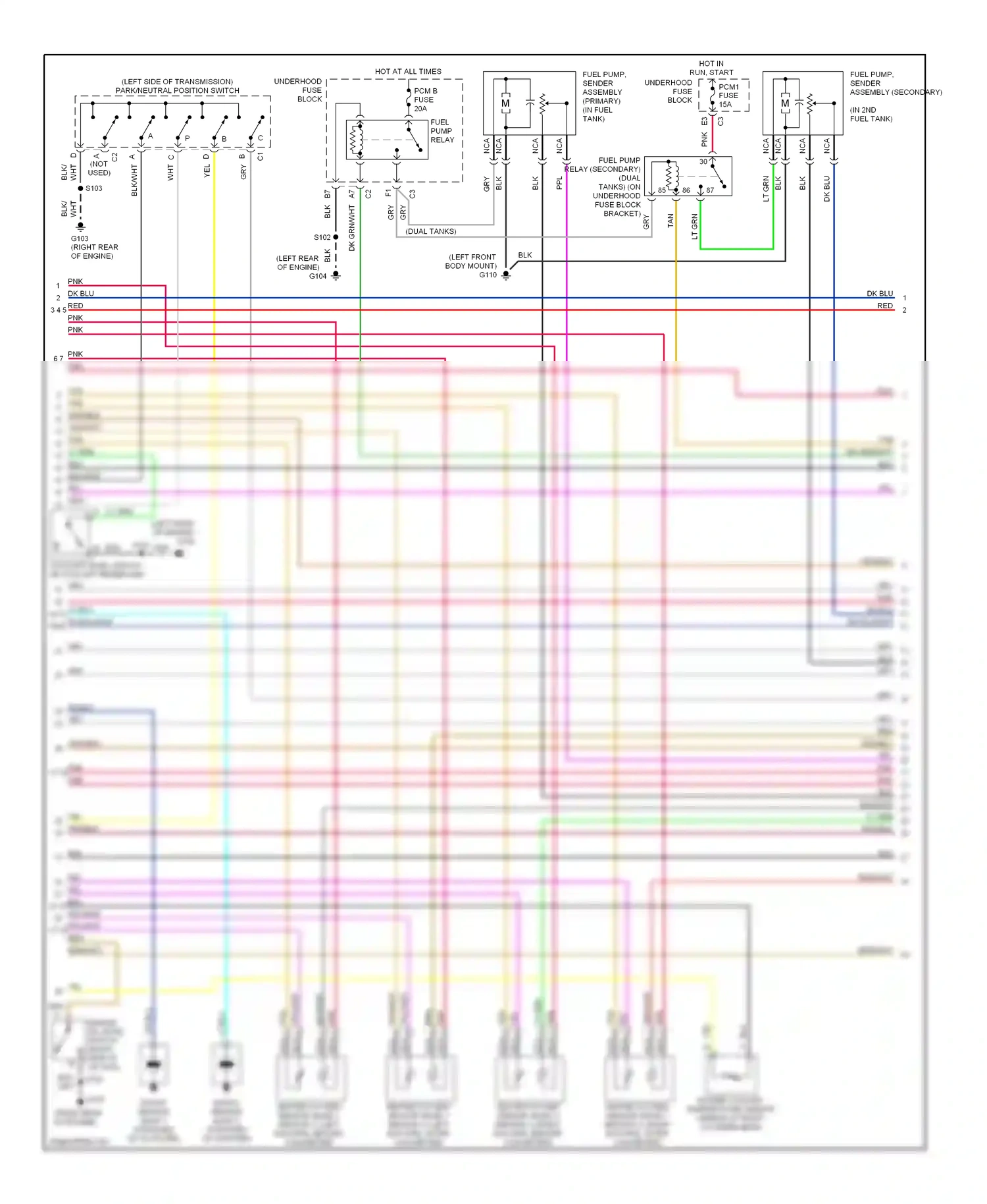 Chevrolet Avalanche I (2001-2006) nca wiring diagram  (9 of 26)