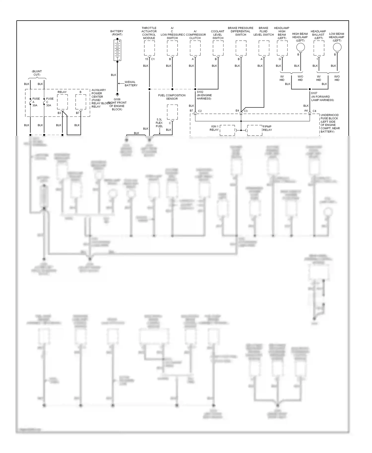 Chevrolet Avalanche I (2001-2006) nca wiring diagram  (5 of 26)