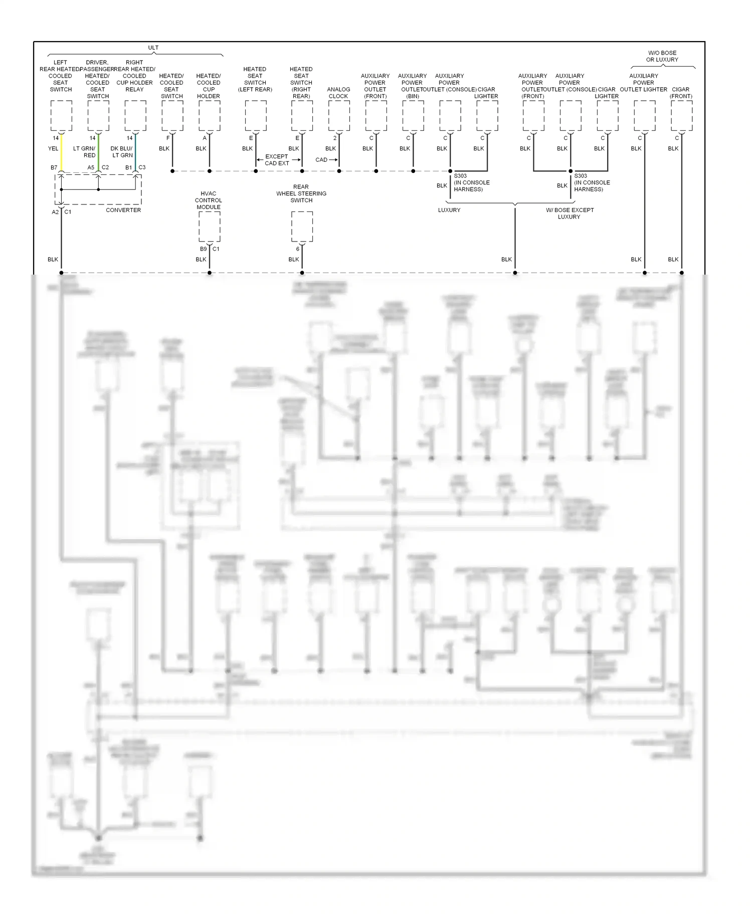 Chevrolet Avalanche I (2001-2006) red wiring diagram  (23 of 55)
