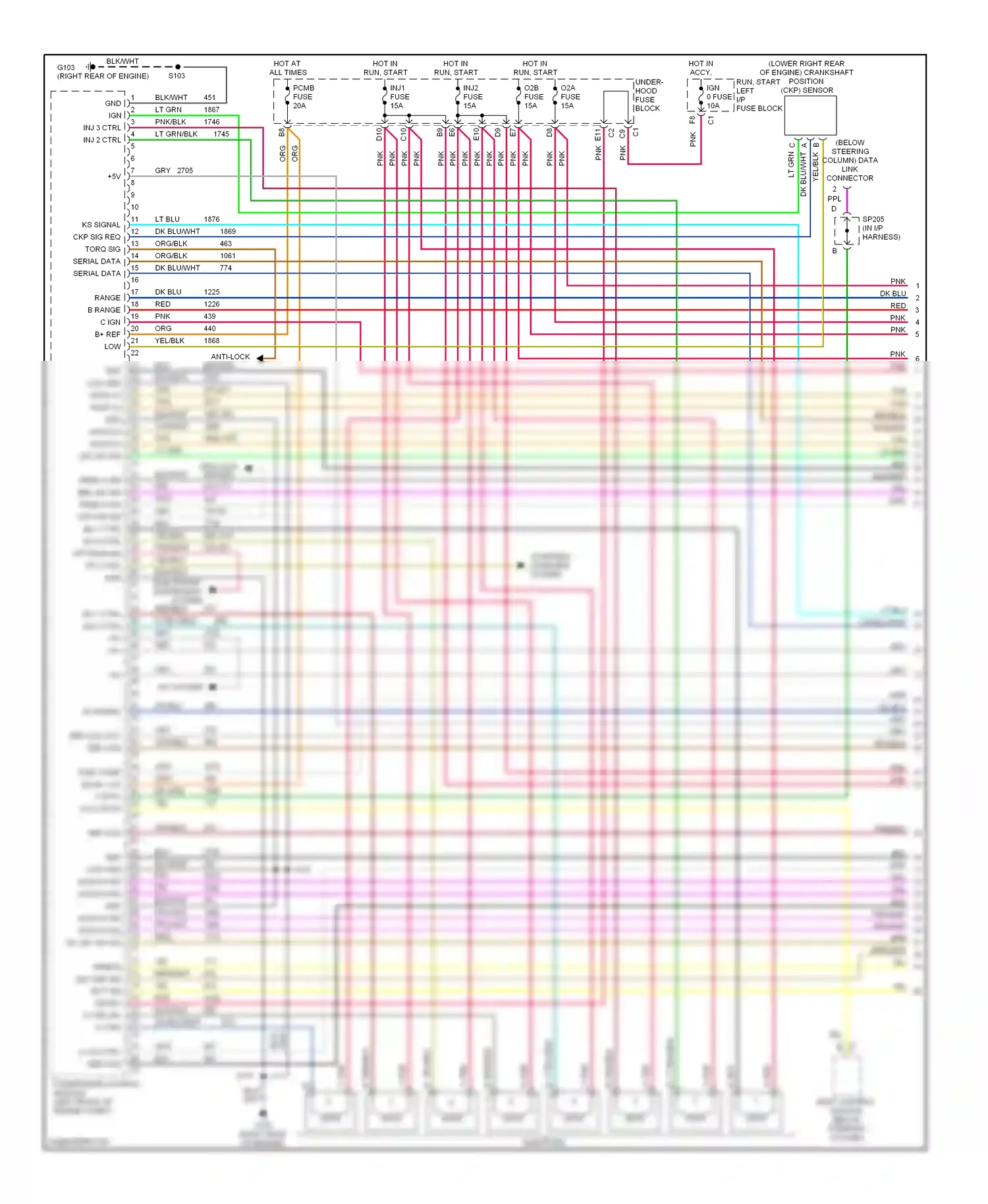 Chevrolet Avalanche I (2001-2006) ref low (a/t) ref low wiring diagram  (1 of 1)