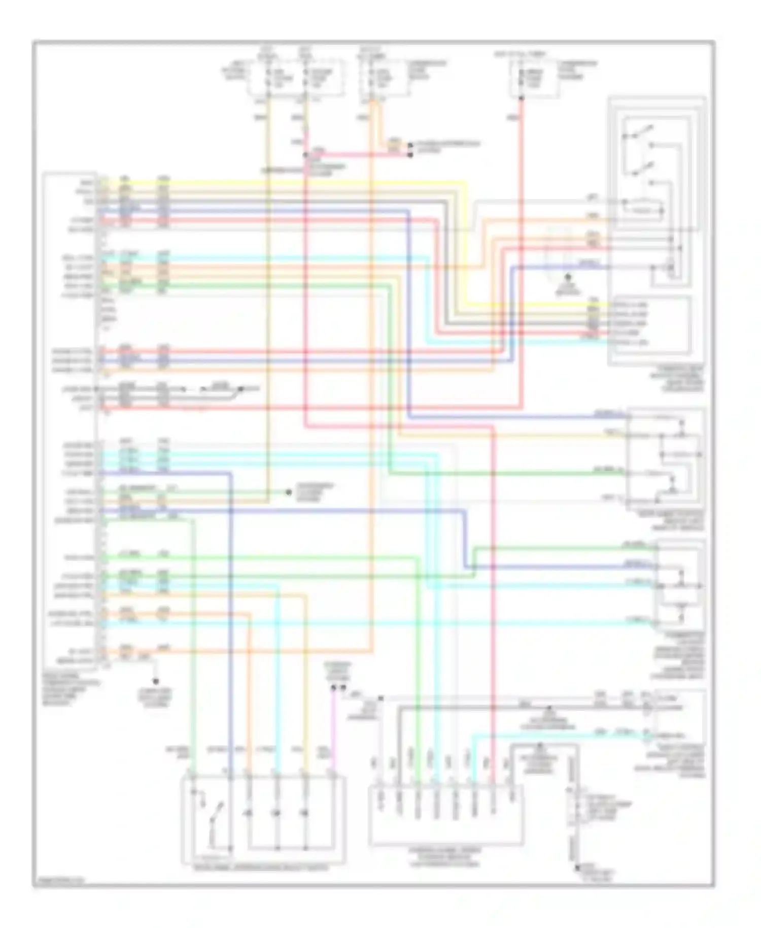 Wiring diagram run for Chevrolet Avalanche I (2001-2006) (8 of 10)