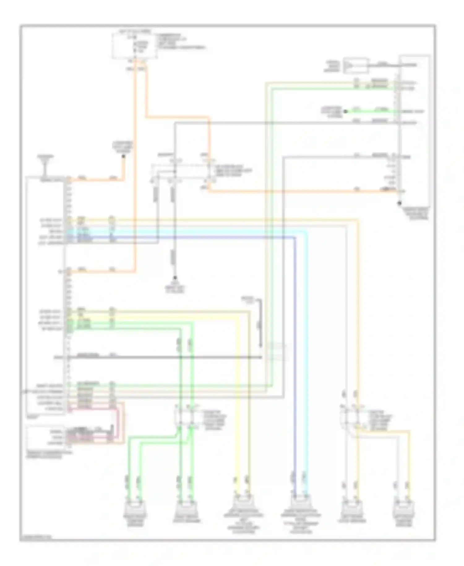 Wiring diagram serial data for Chevrolet Avalanche I (2001-2006) (1 of 23)