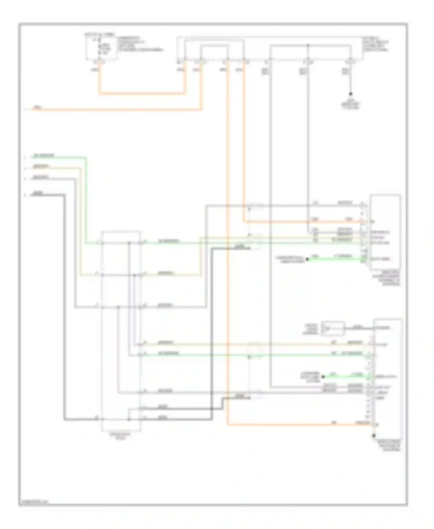 Wiring diagram splice pack for Chevrolet Avalanche I (2001-2006) (14 of 19)