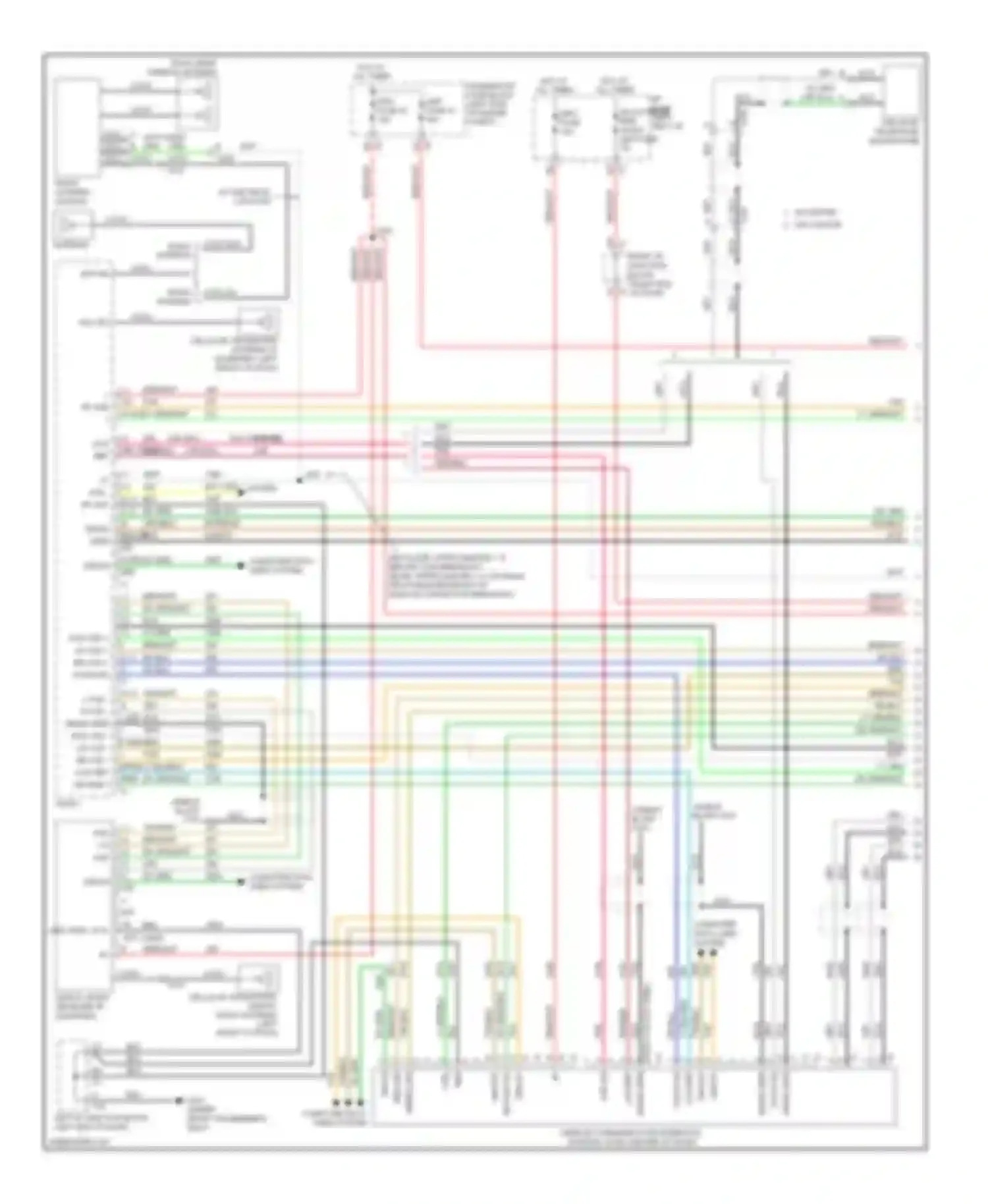 Wiring diagram 1 2 3 b+ lf aud + rf aud + for Chevrolet Avalanche II (2006-2013) (1 of 6)
