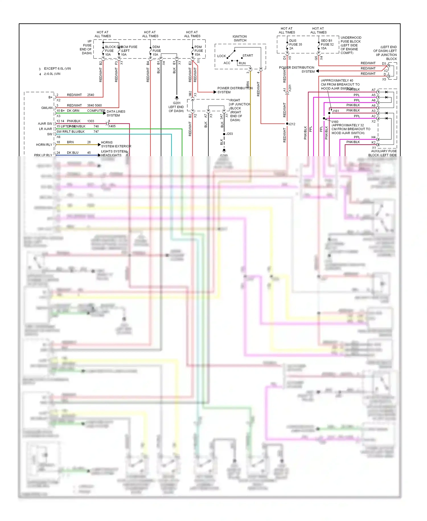 Chevrolet Avalanche II (2006-2013) 1 2 b+ volt wiring diagram  (1 of 1)