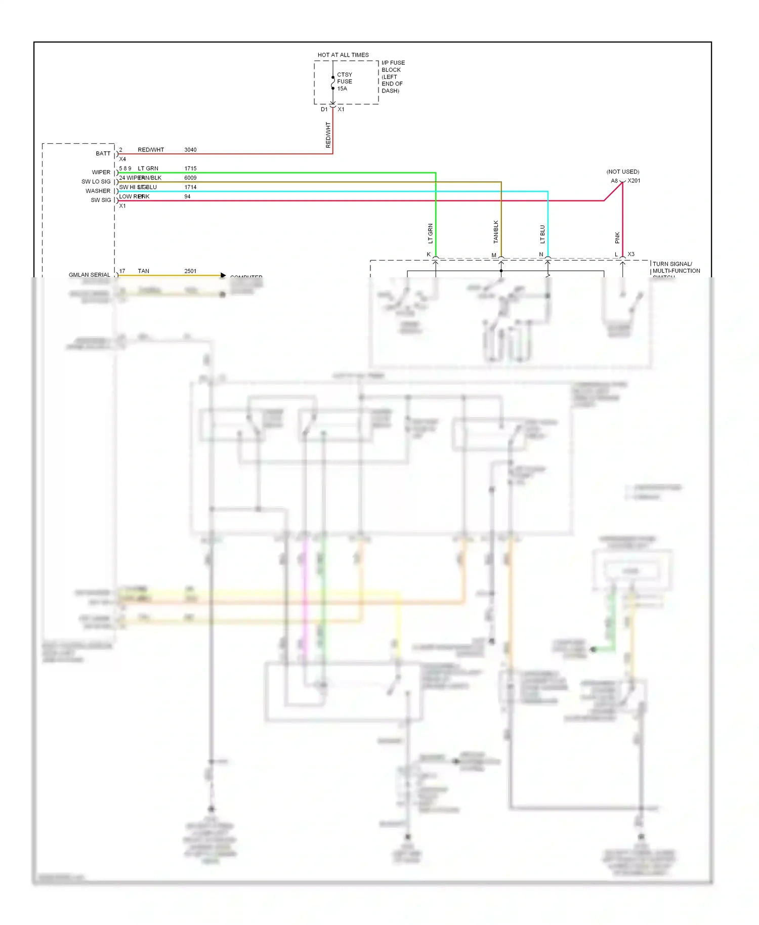 Chevrolet Avalanche II (2006-2013) blk wiring diagram  (103 of 108)