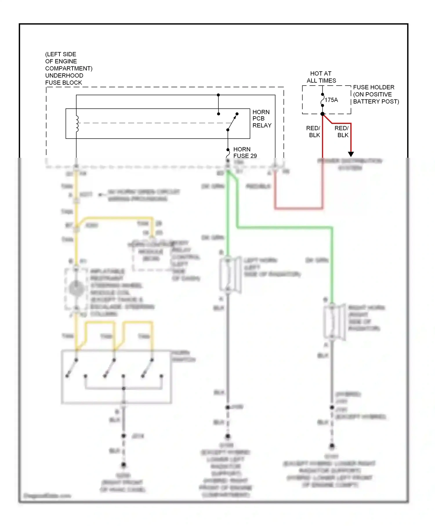 Chevrolet Avalanche II (2006-2013) blk wiring diagram  (39 of 108)