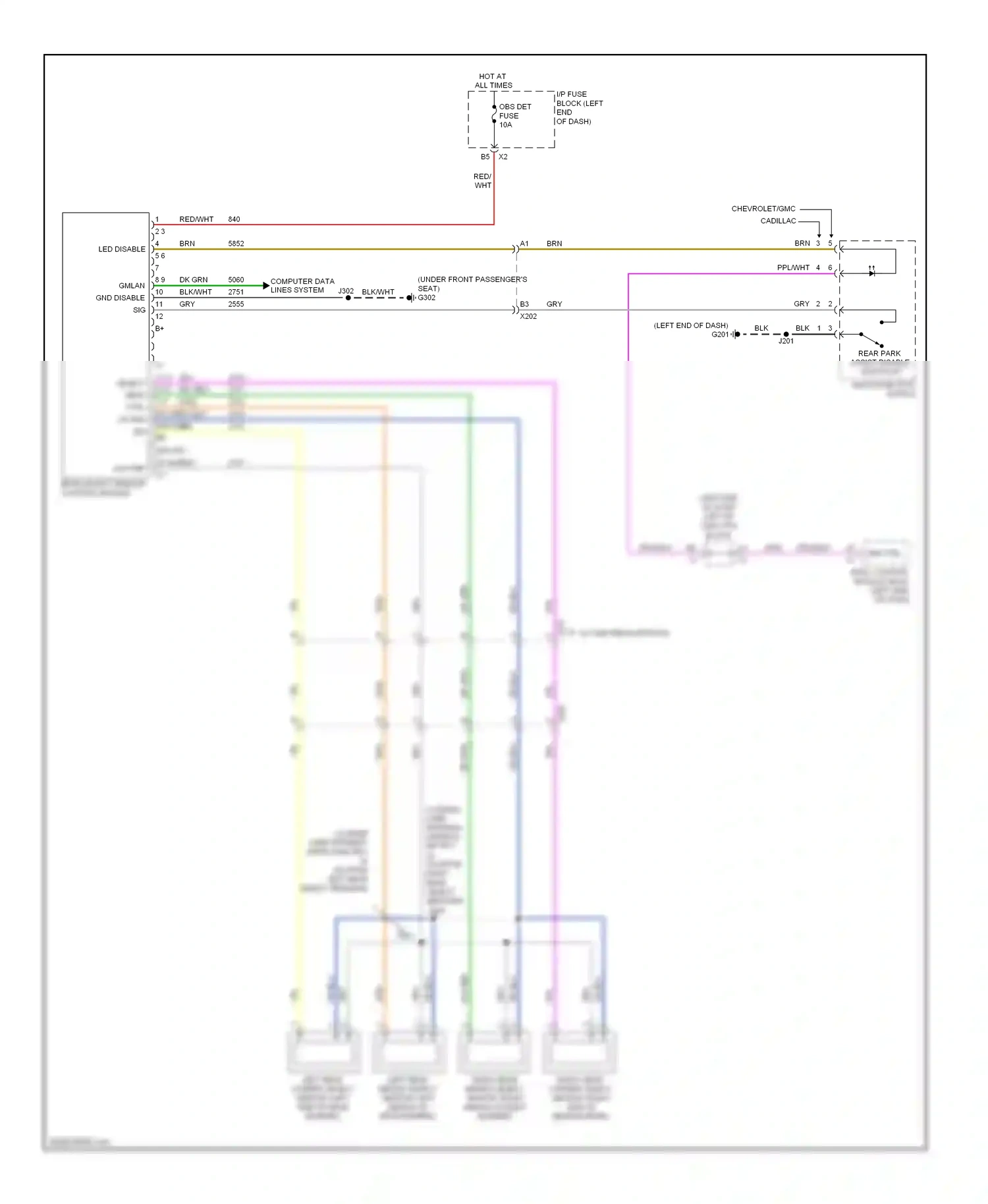 Chevrolet Avalanche II (2006-2013) blk wiring diagram  (63 of 108)