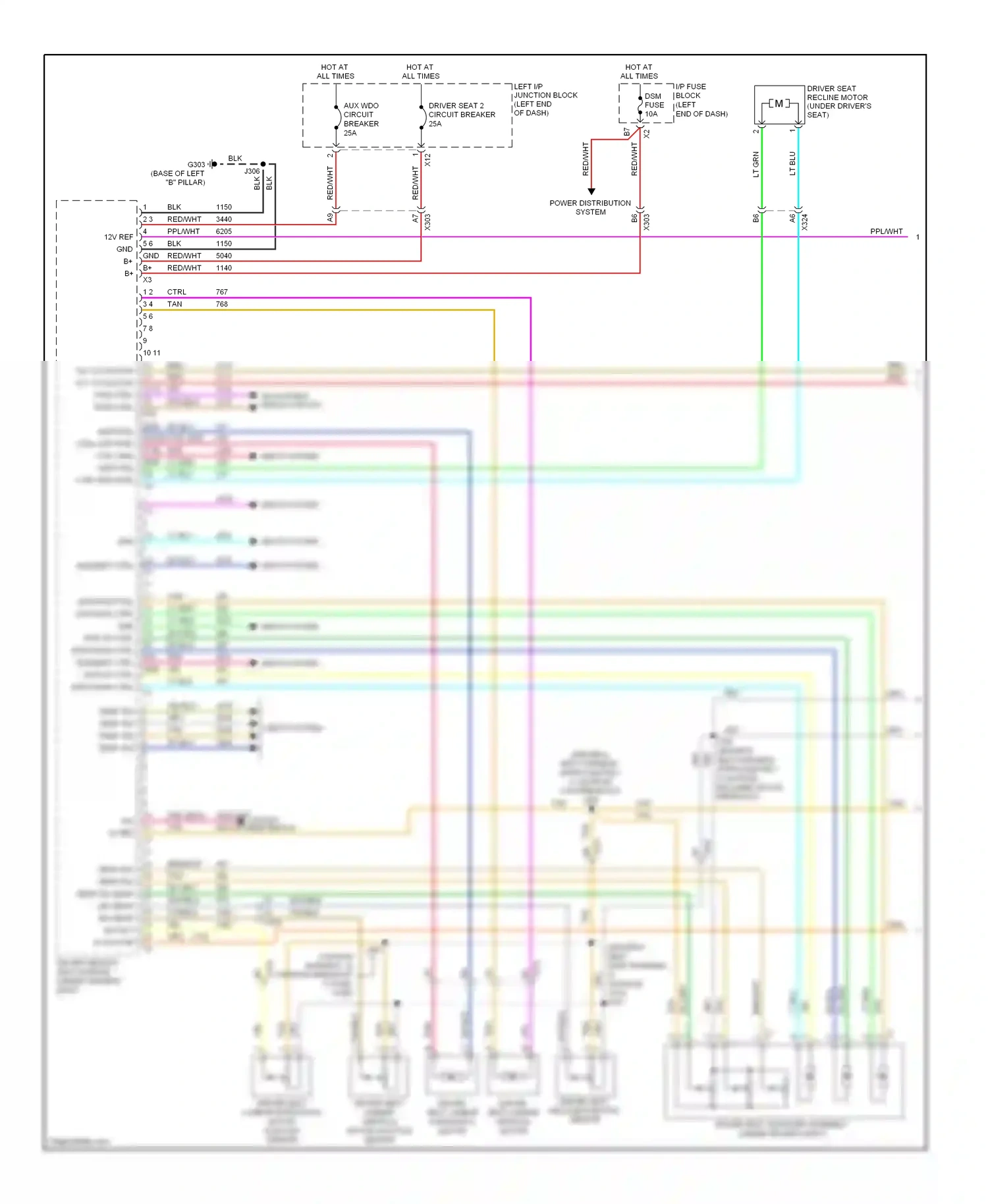 Chevrolet Avalanche II (2006-2013) dk blu wiring diagram  (24 of 81)