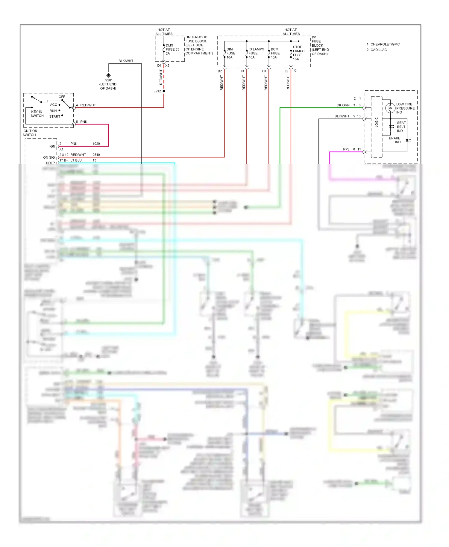 Chevrolet Avalanche II (2006-2013) dk blu wiring diagram  (81 of 81)