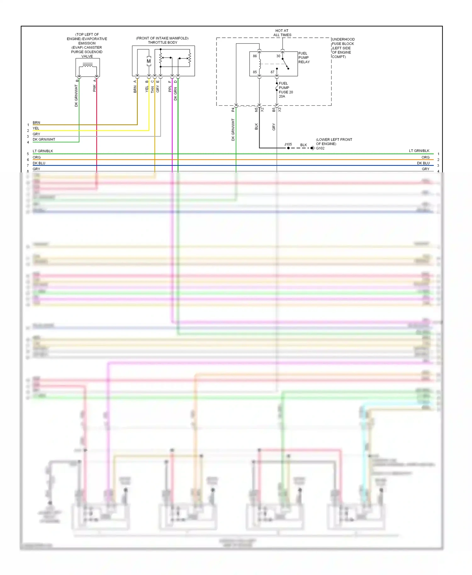 Chevrolet Avalanche II (2006-2013) dk blu wiring diagram  (20 of 81)