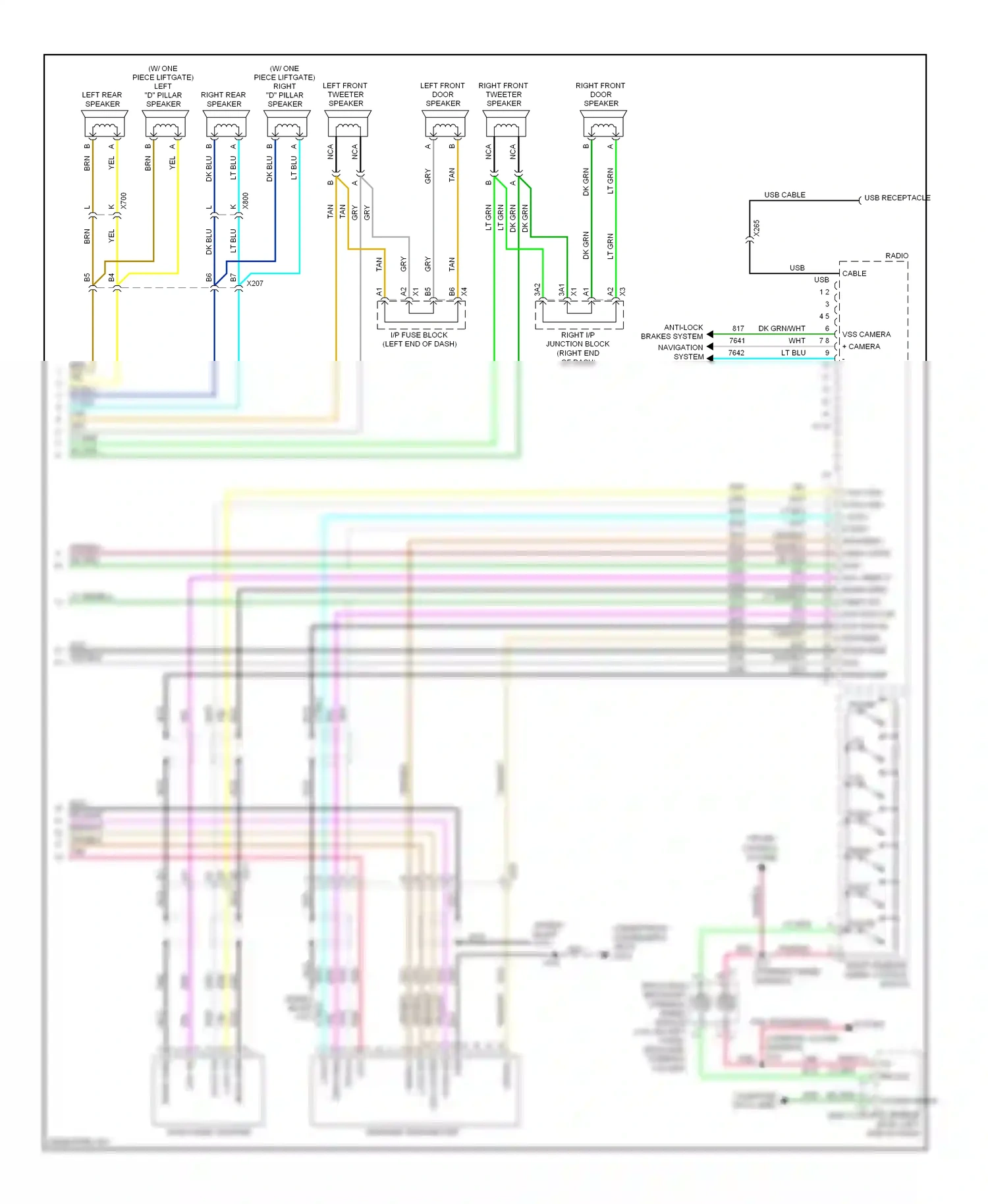 Chevrolet Avalanche II (2006-2013) dk blu wiring diagram  (77 of 81)
